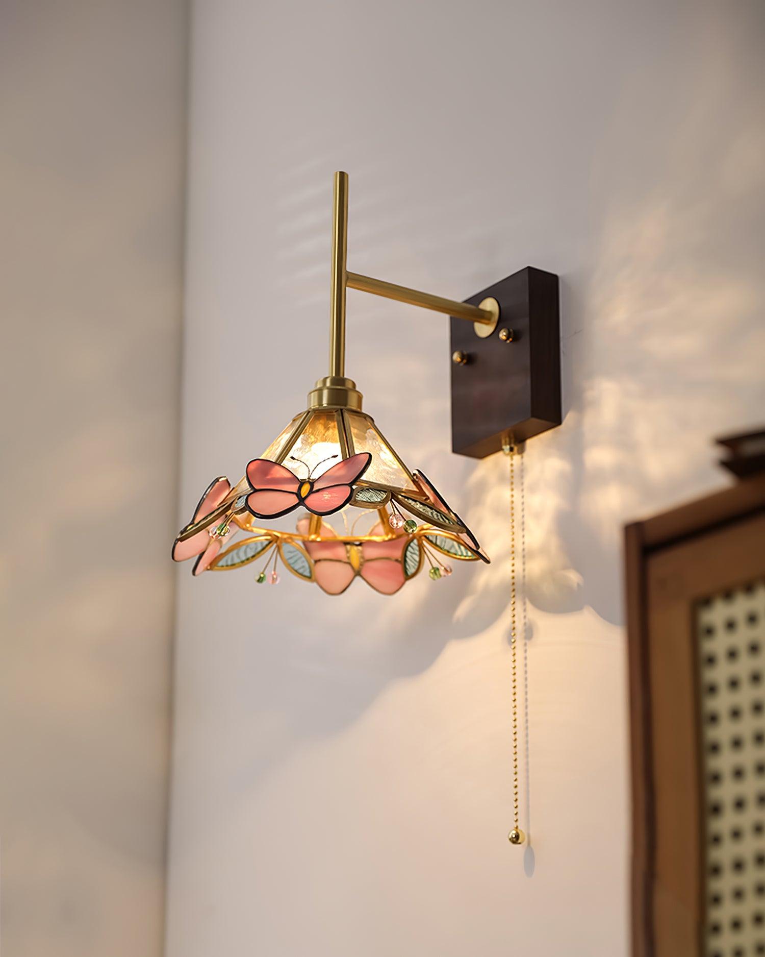 Valerie Applique Murale Charme Vintage Papillon