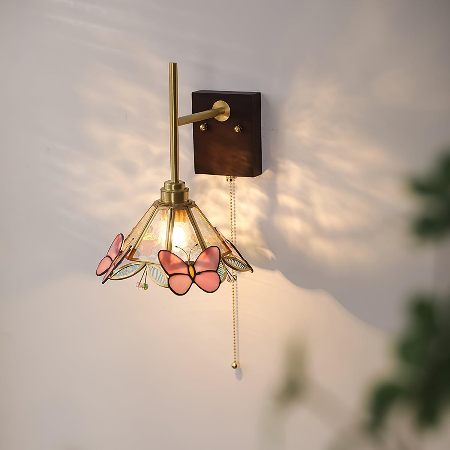 Valerie Applique Murale Charme Vintage Papillon
