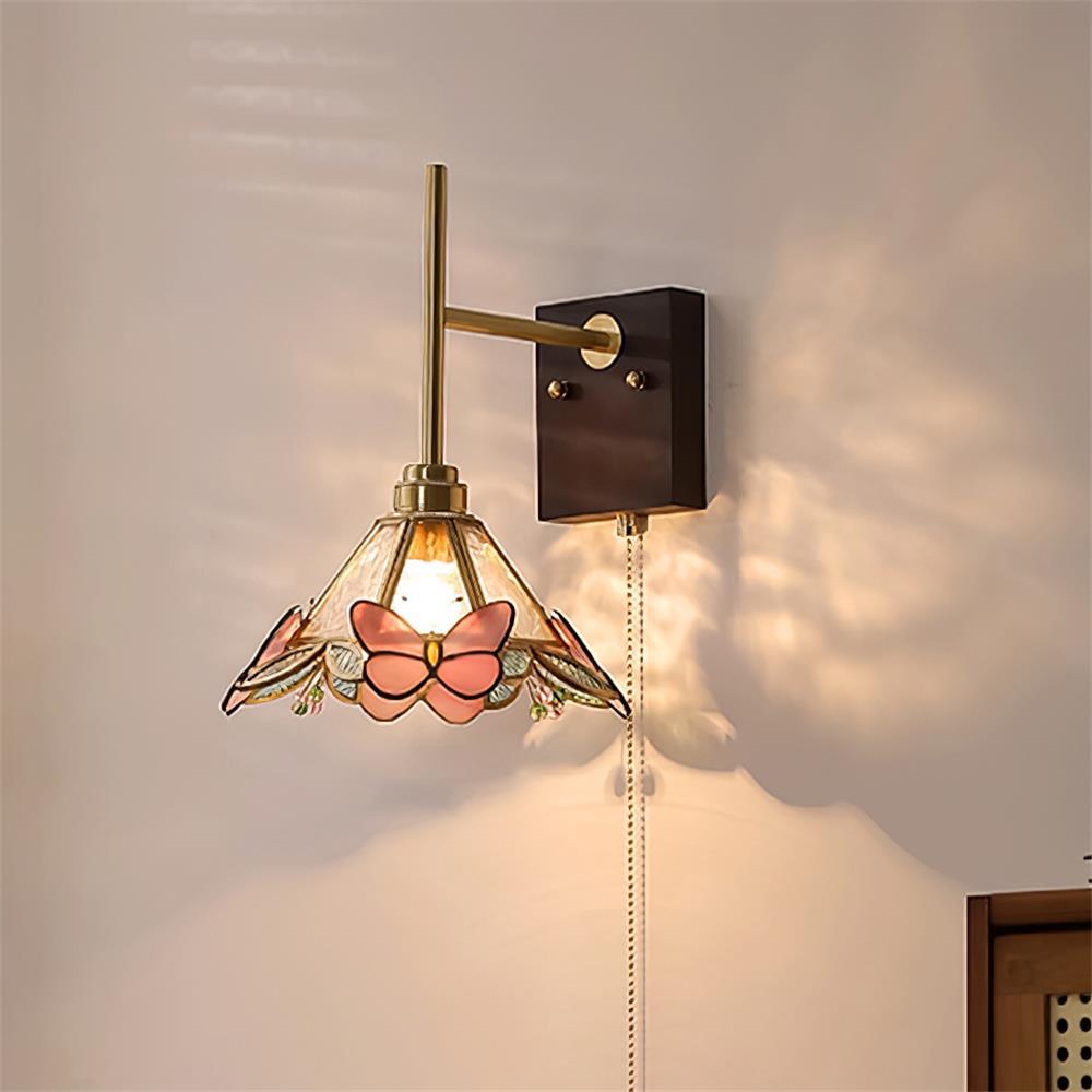 Valerie Applique Murale Charme Vintage Papillon