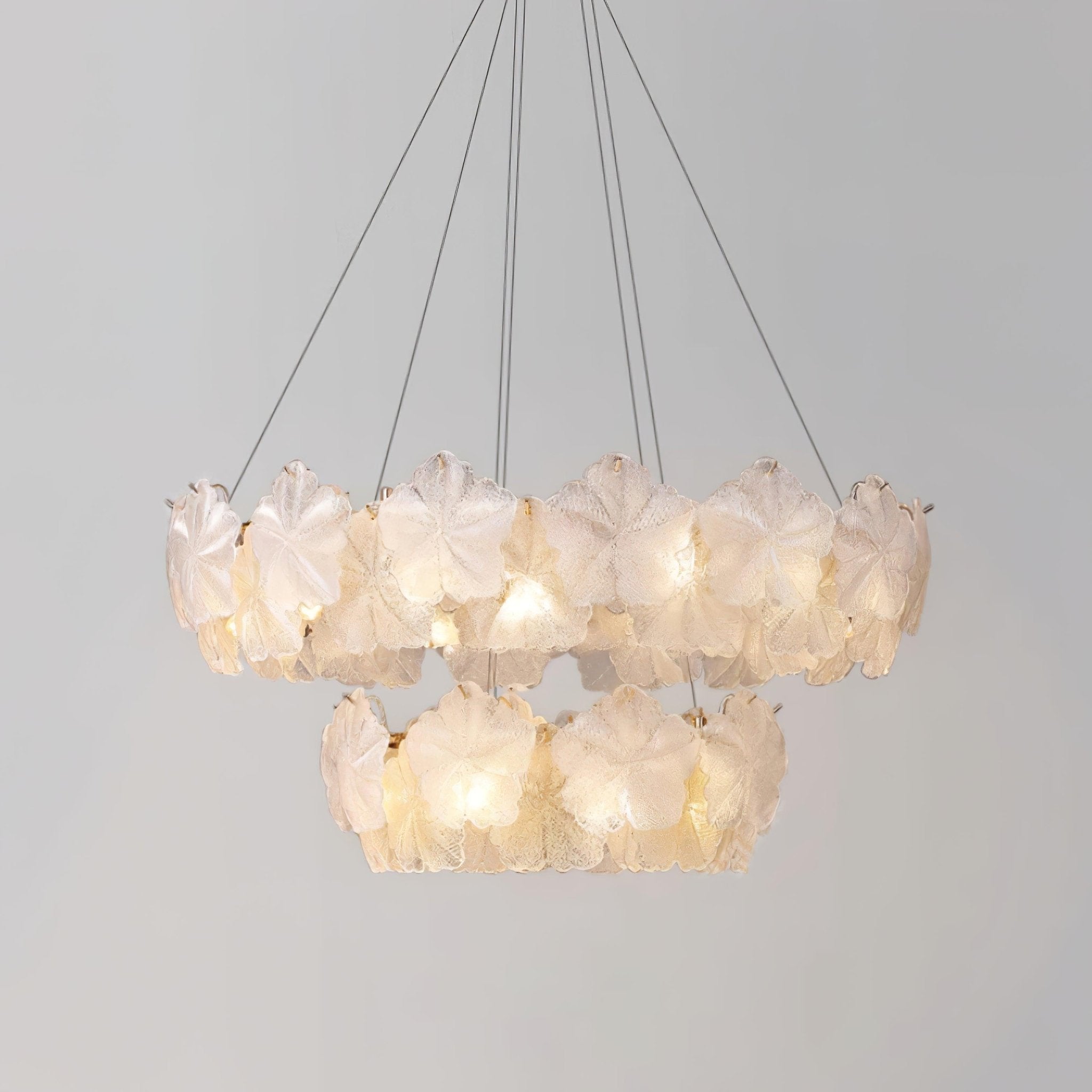 Vitheir Lustre en Verre Floral