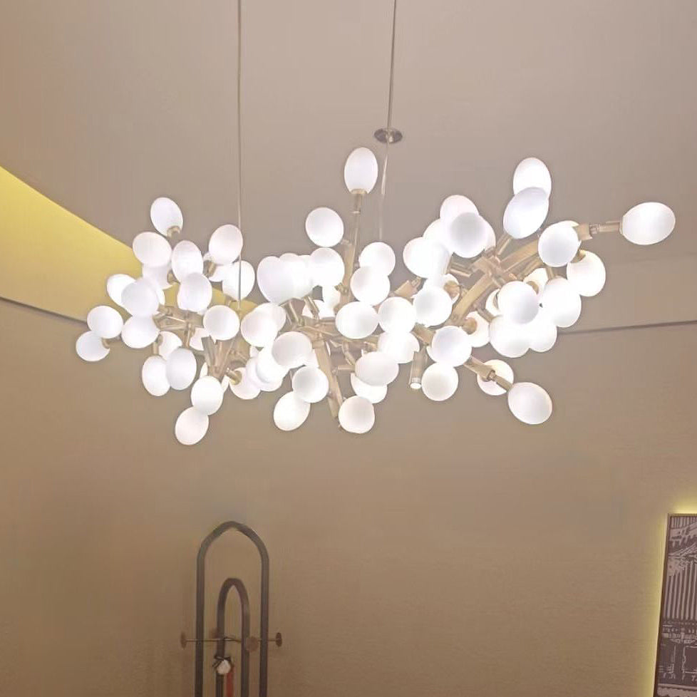 Cithaila Lustre Postmoderne De Luxe En Métal Et Verre