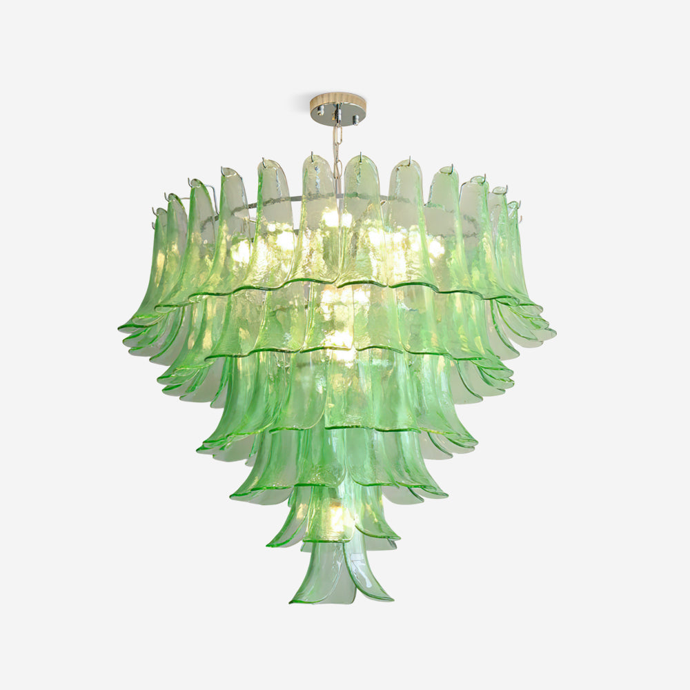 Valier Lustre Pétales en Verre Superposés
