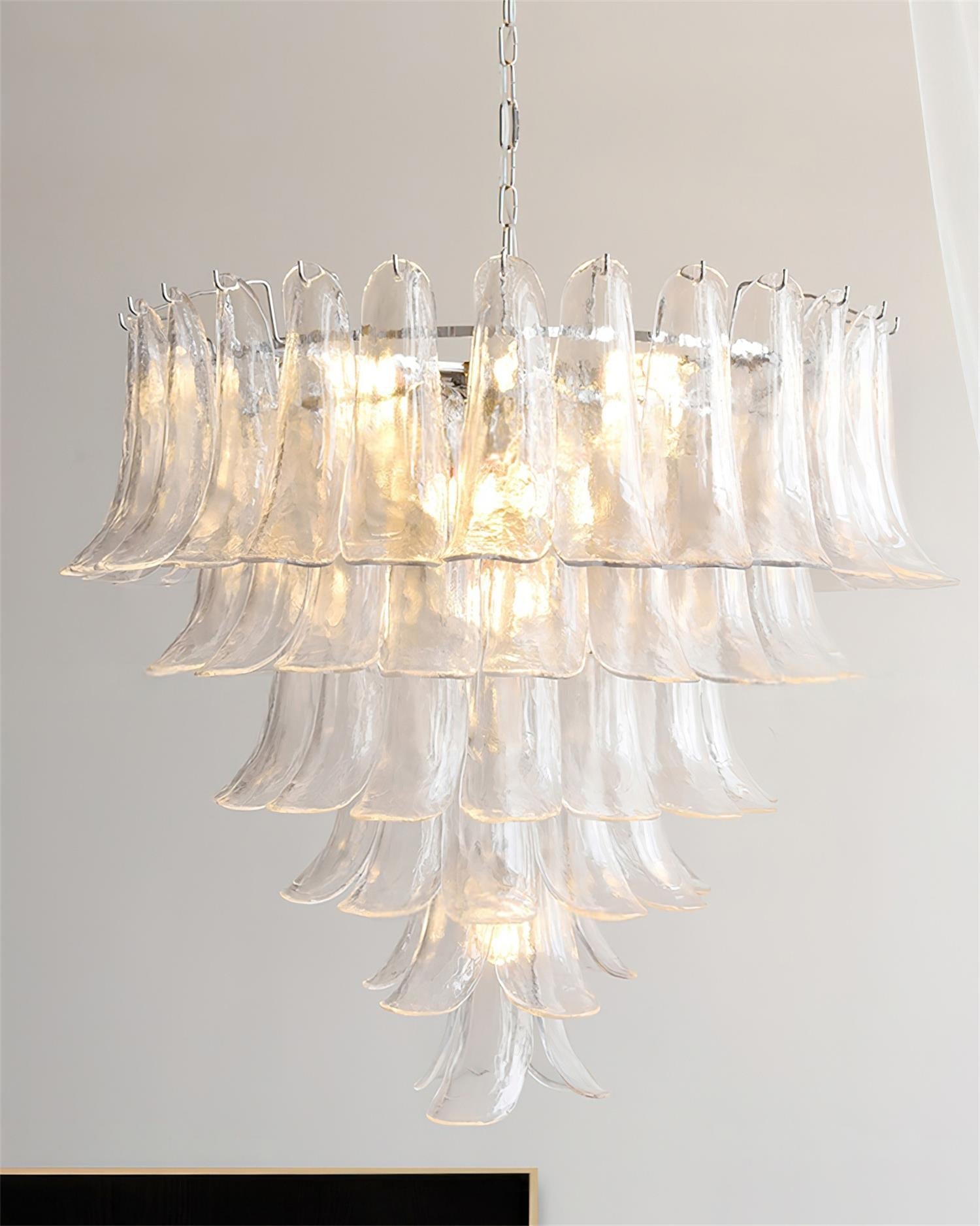 Valier Lustre Pétales en Verre Superposés