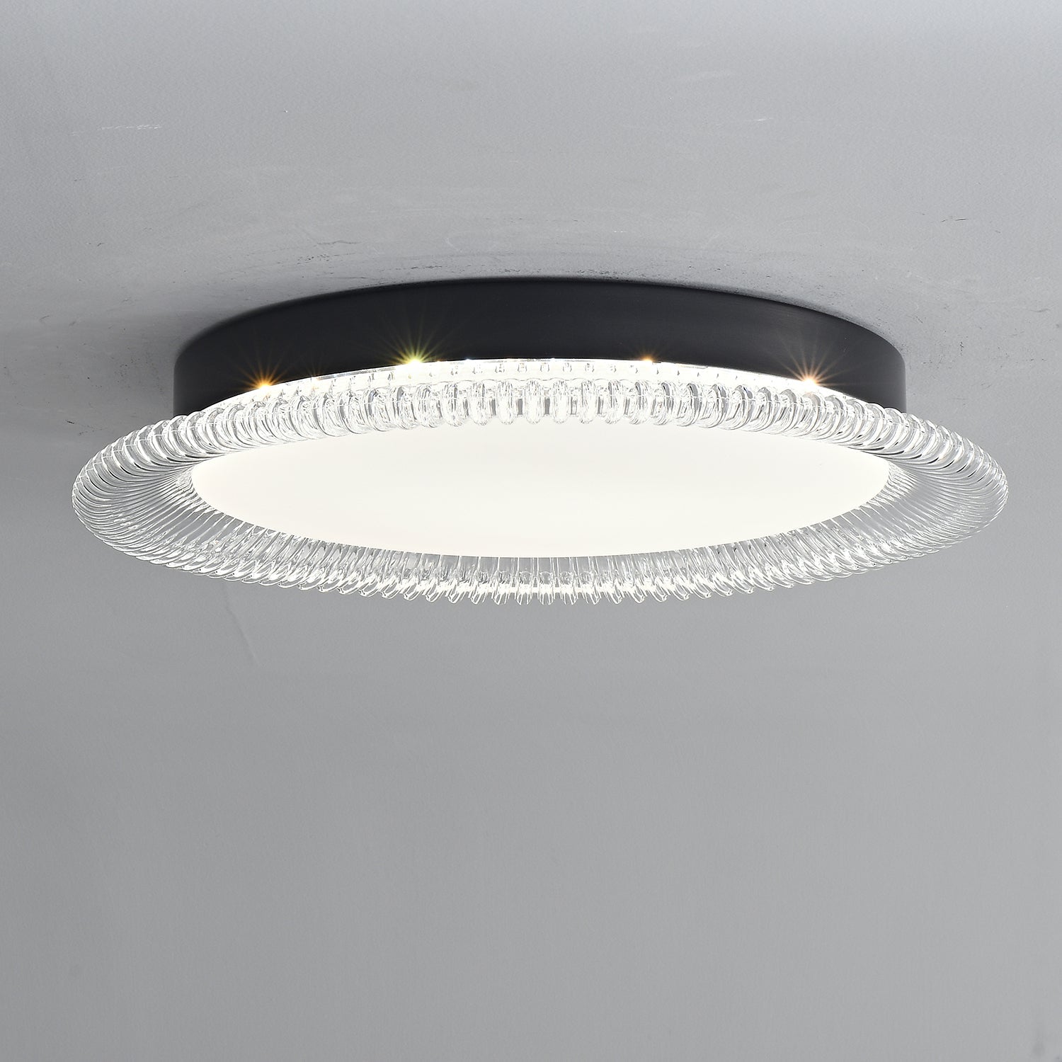Lustra Plafonnier Vanguard Anneau Acrylique