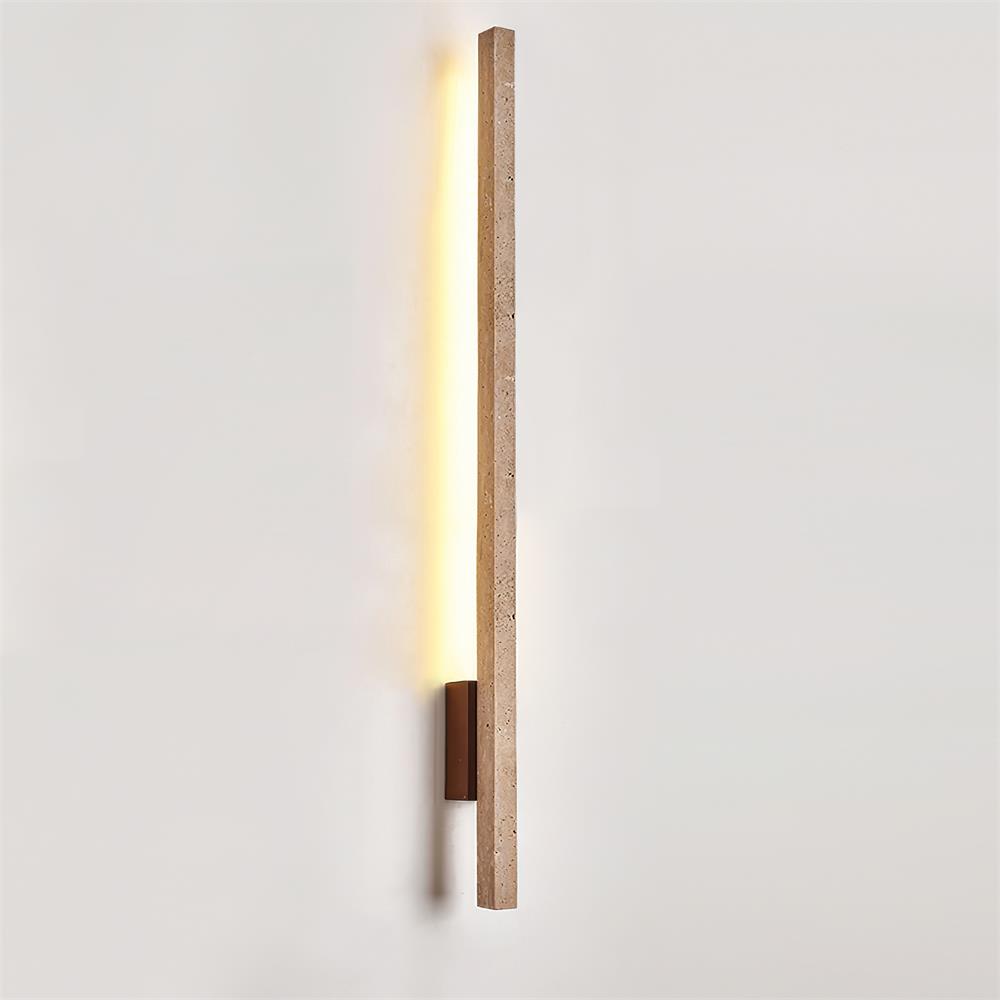 Opalyn Applique Murale Slim en Travertin