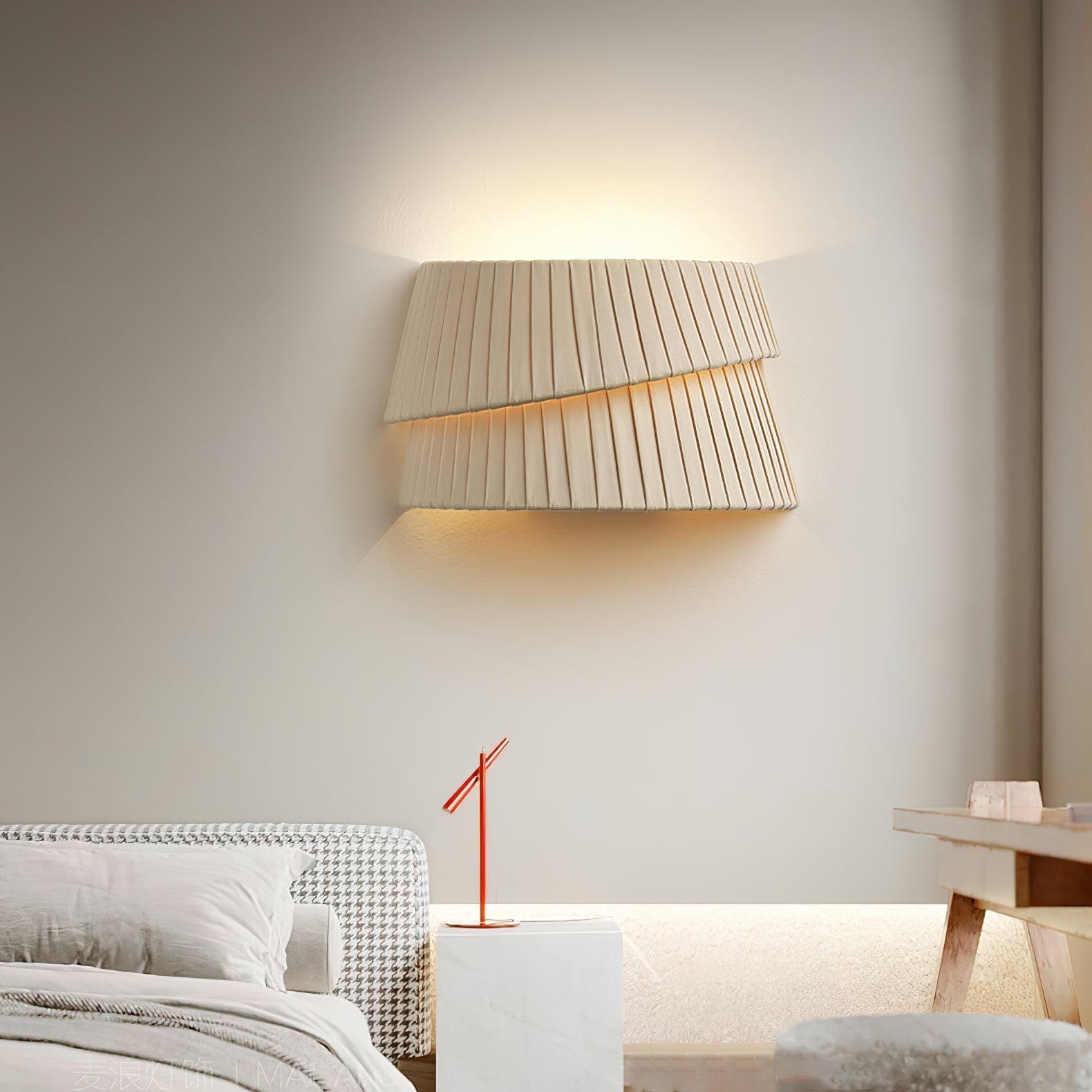 Cevelarae Applique Murale Tissu Art Nordic Twist Premium