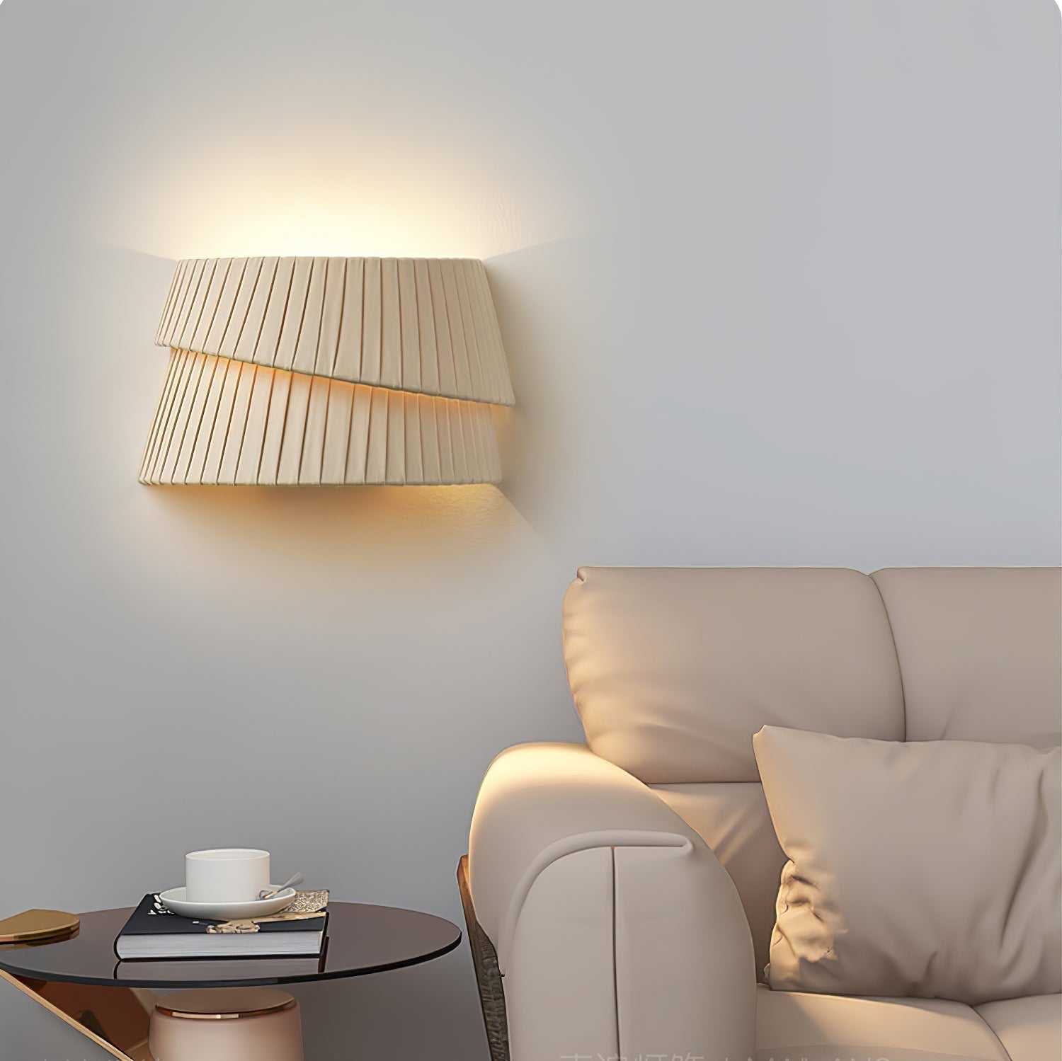 Cevelarae Applique Murale Tissu Art Nordic Twist Premium