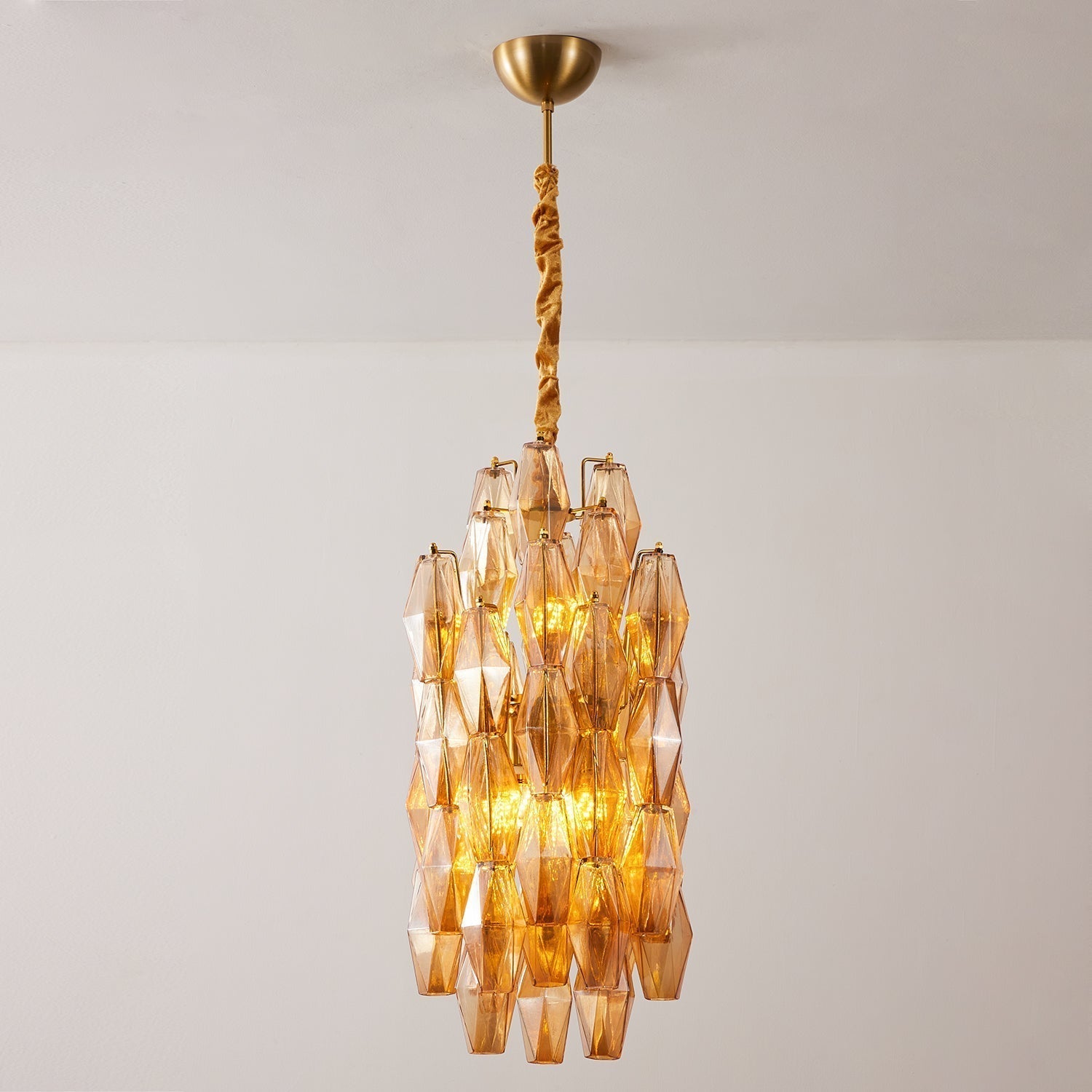 Velthra Suspension en Verre Facetté Luxueux