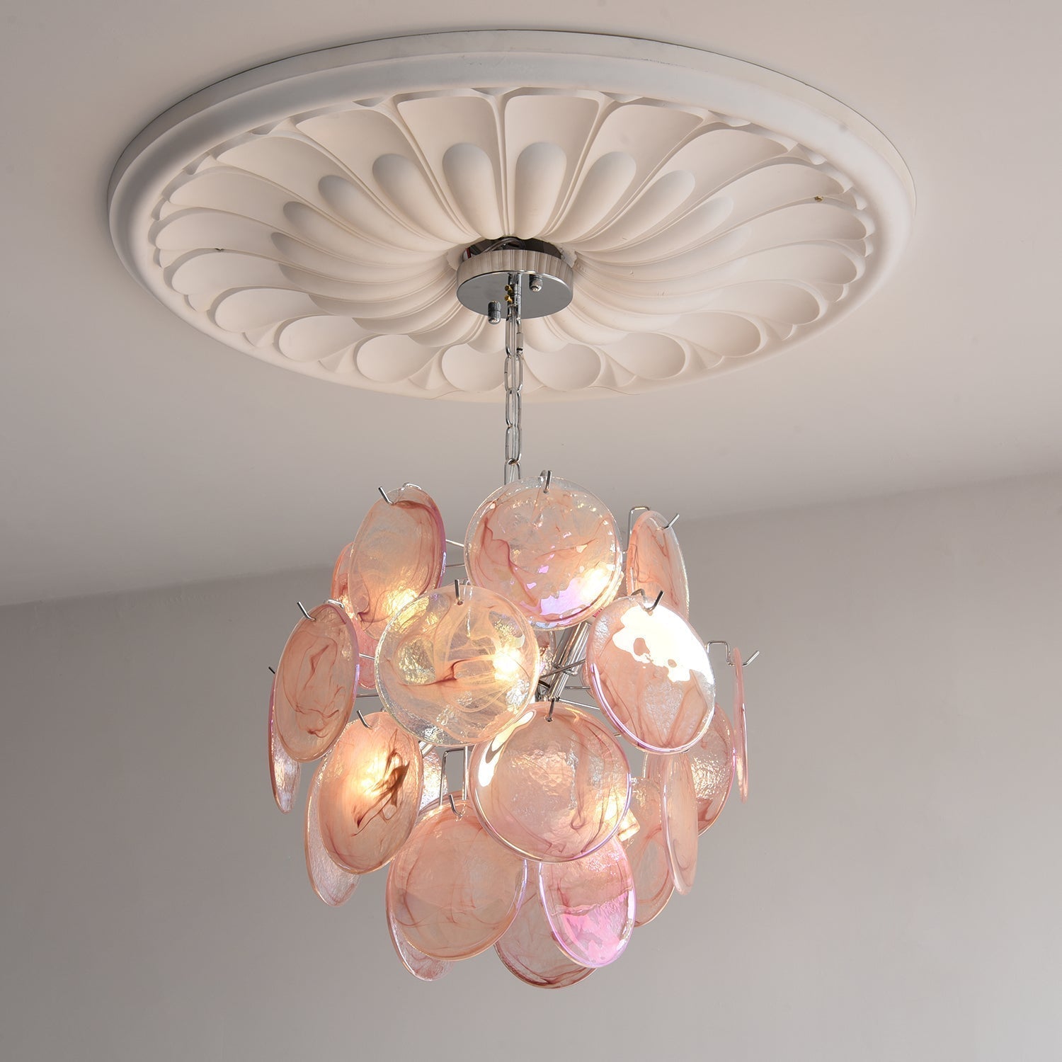 Venfield Lustre Cascade de Disques en Verre Iridescent