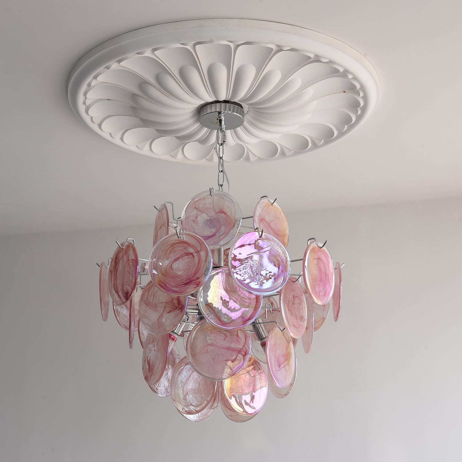 Venfield Lustre Cascade de Disques en Verre Iridescent