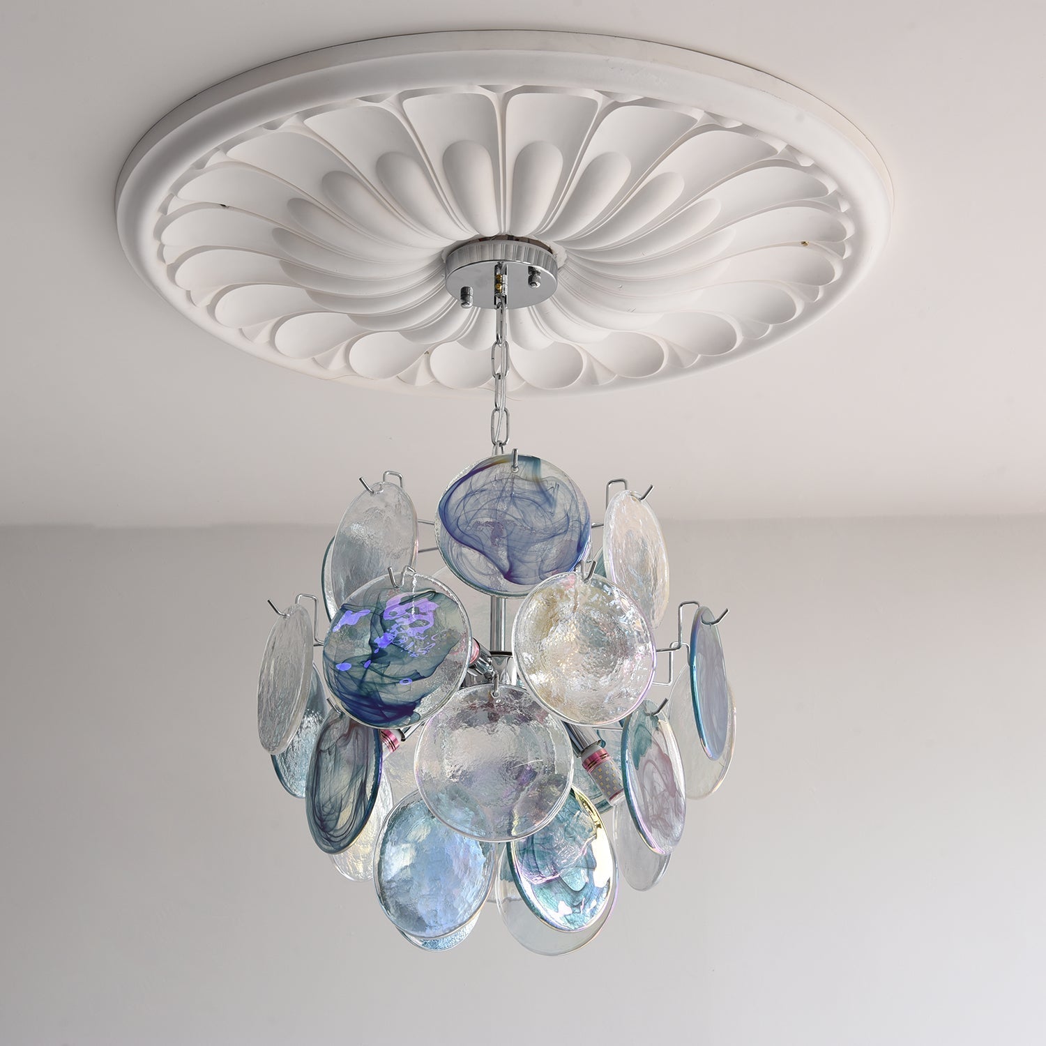 Venfield Lustre Cascade de Disques en Verre Iridescent
