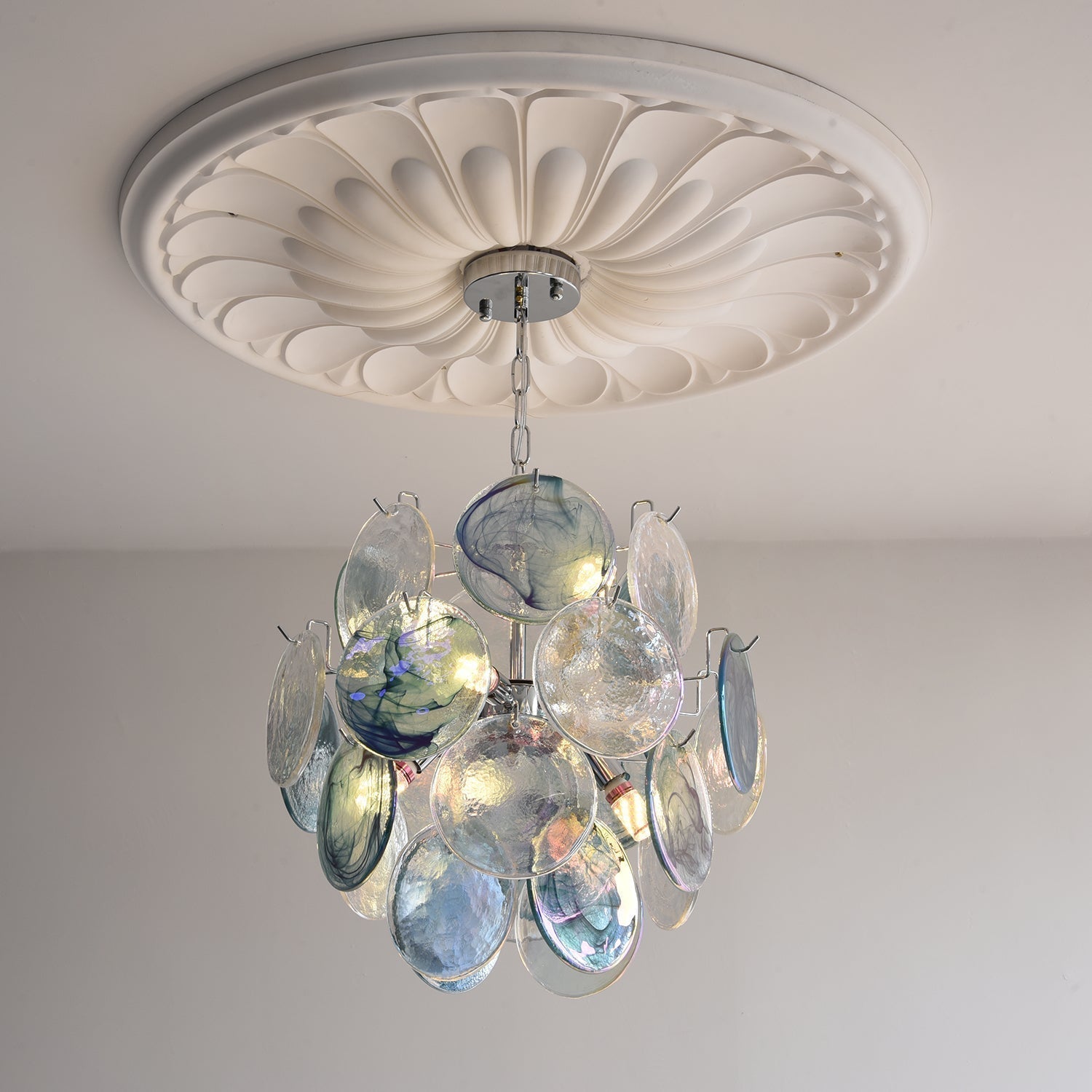 Venfield Lustre Cascade de Disques en Verre Iridescent