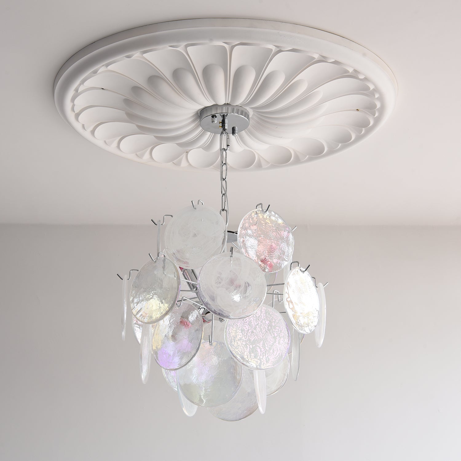 Venfield Lustre Cascade de Disques en Verre Iridescent
