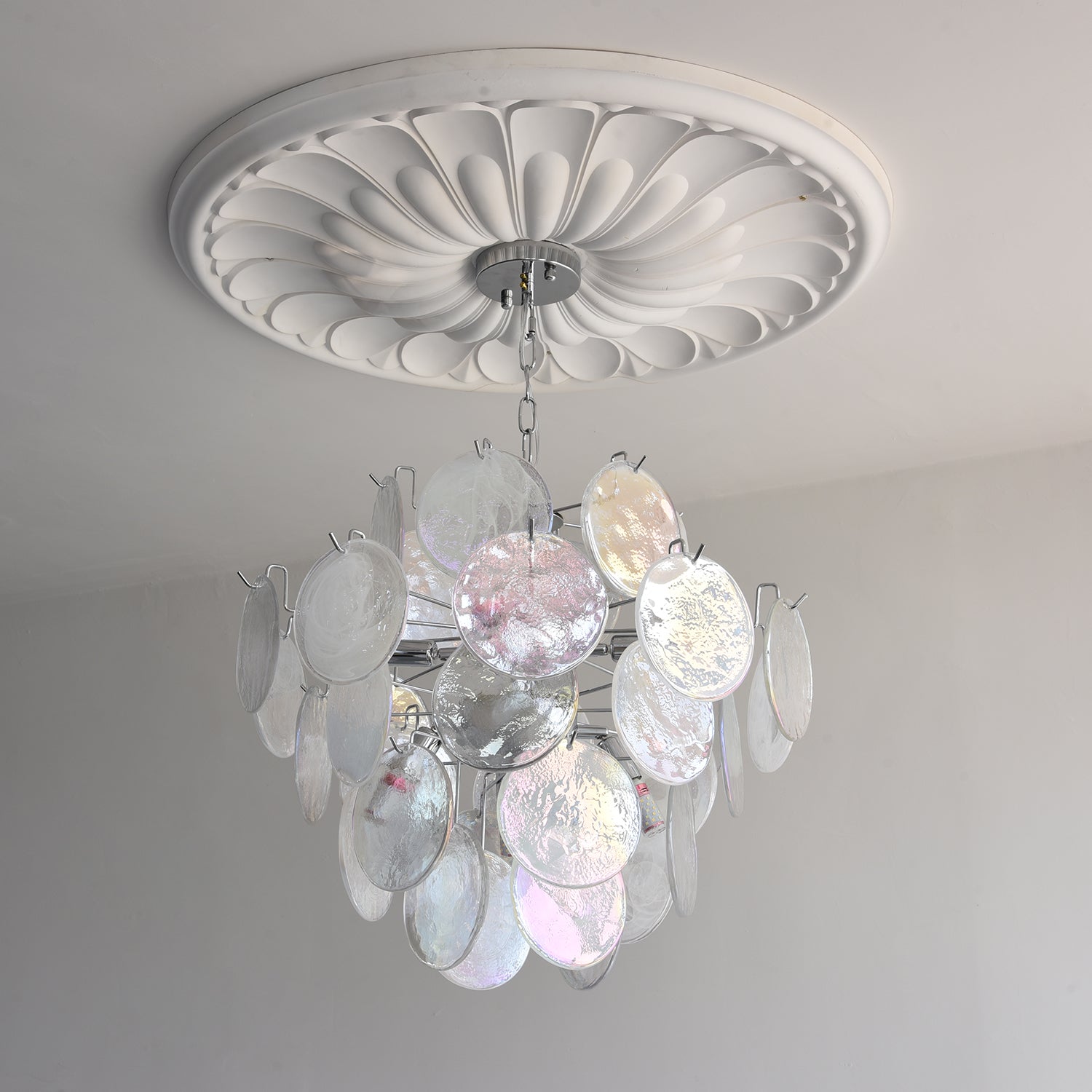 Venfield Lustre Cascade de Disques en Verre Iridescent
