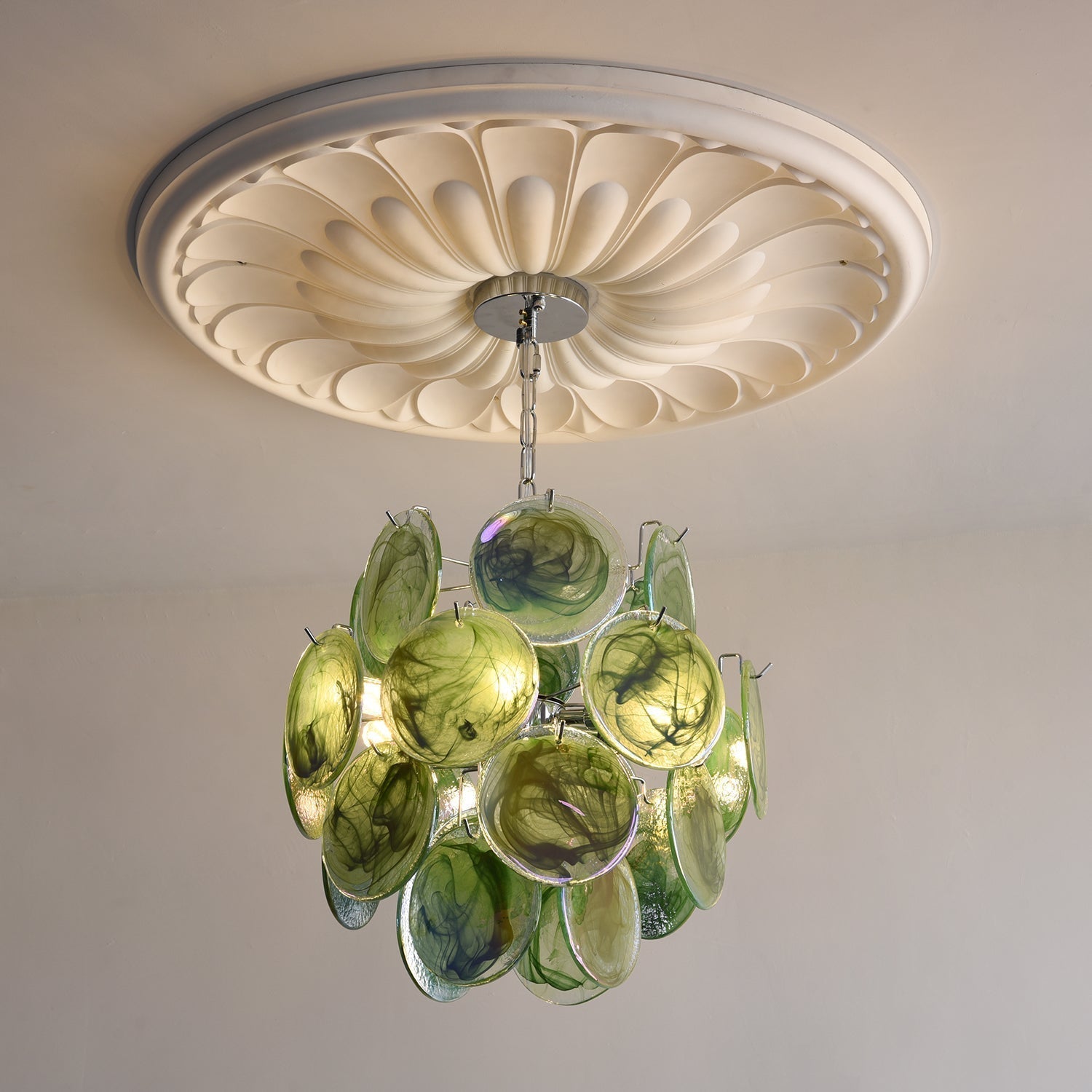 Venfield Lustre Cascade de Disques en Verre Iridescent