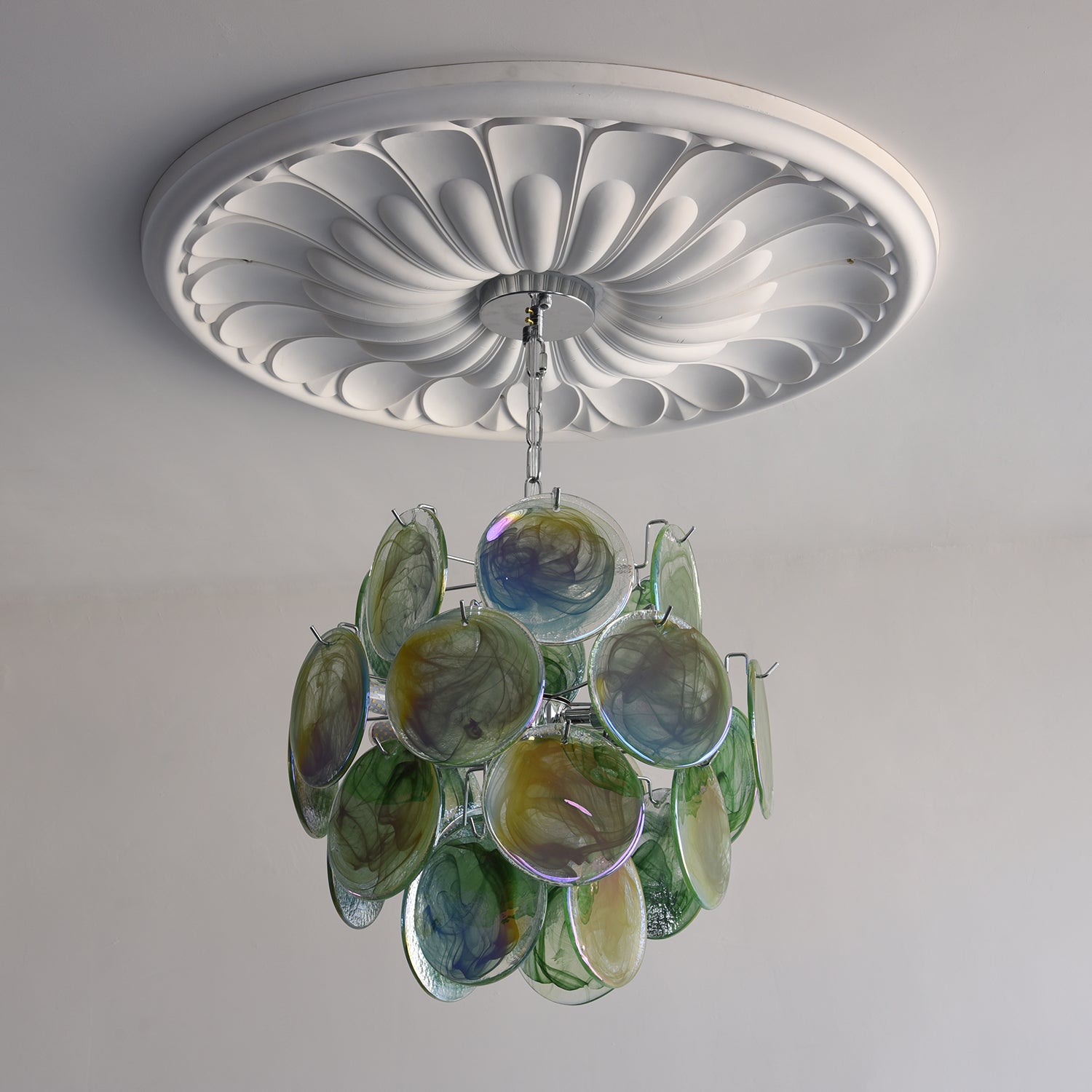 Venfield Lustre Cascade de Disques en Verre Iridescent