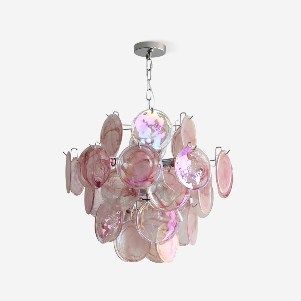 Venfield Lustre Cascade de Disques en Verre Iridescent