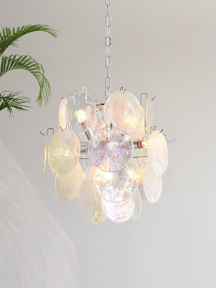 Venfield Lustre Cascade de Disques en Verre Iridescent