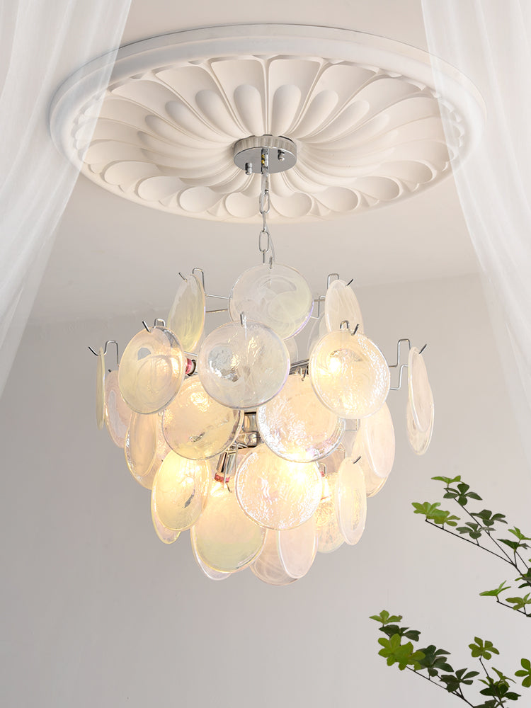 Venfield Lustre Cascade de Disques en Verre Iridescent