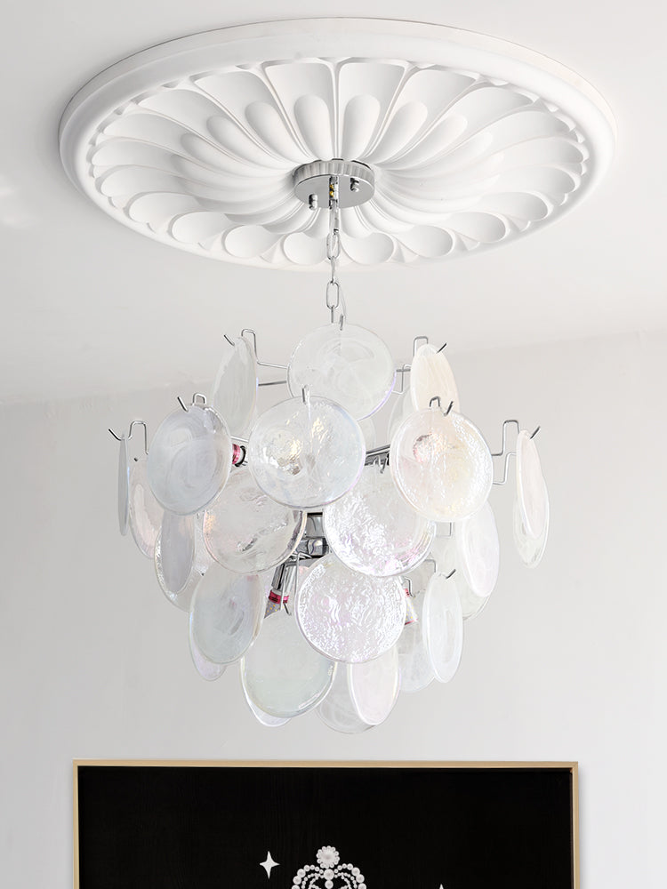Venfield Lustre Cascade de Disques en Verre Iridescent