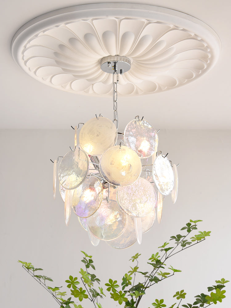 Venfield Lustre Cascade de Disques en Verre Iridescent