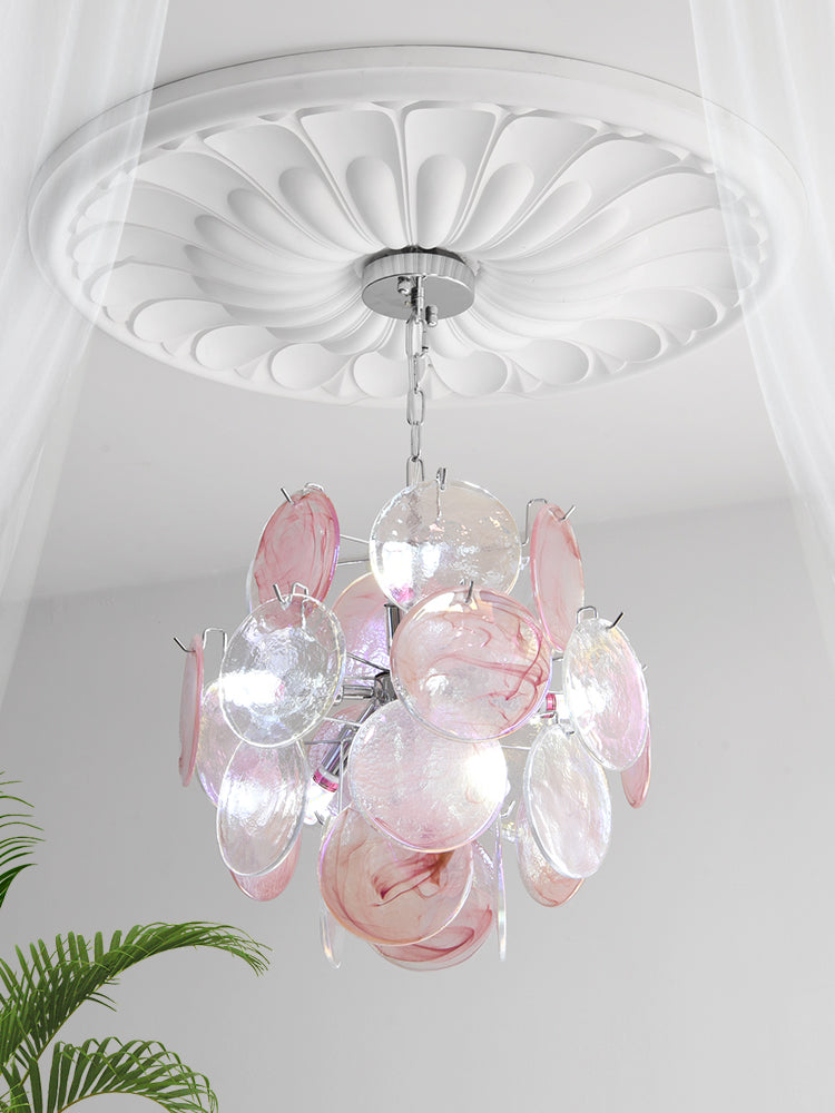 Venfield Lustre Cascade de Disques en Verre Iridescent