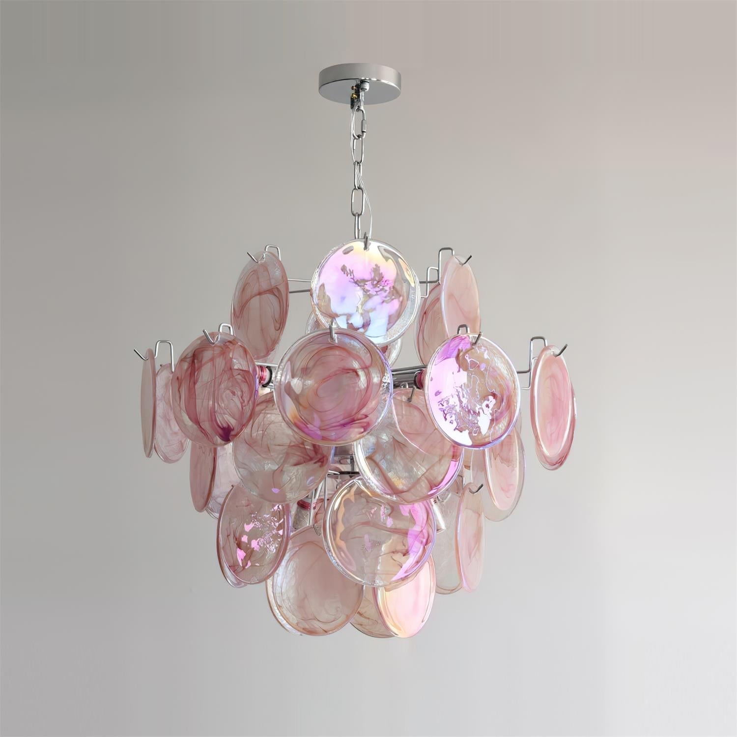 Venfield Lustre Cascade de Disques en Verre Iridescent
