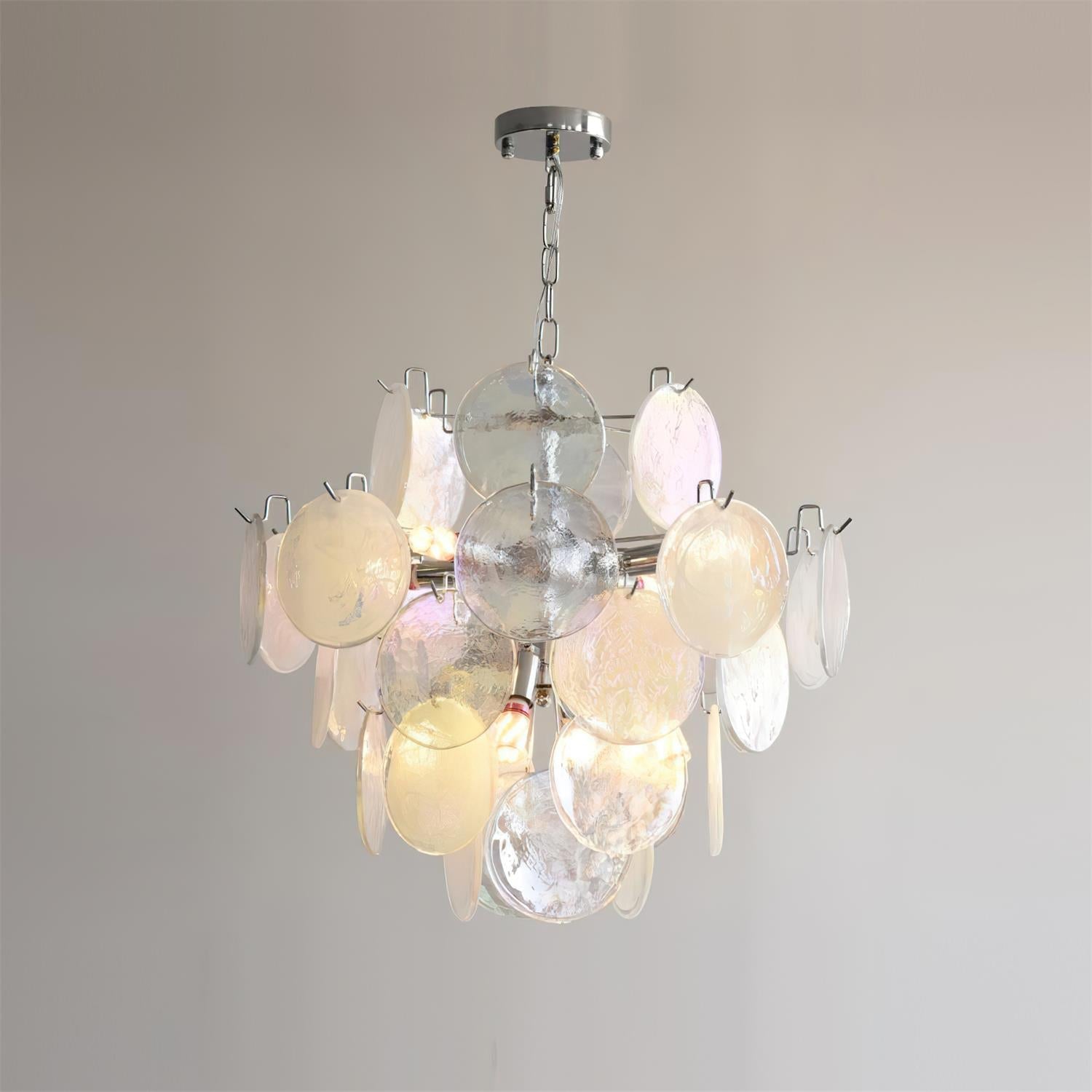 Venfield Lustre Cascade de Disques en Verre Iridescent