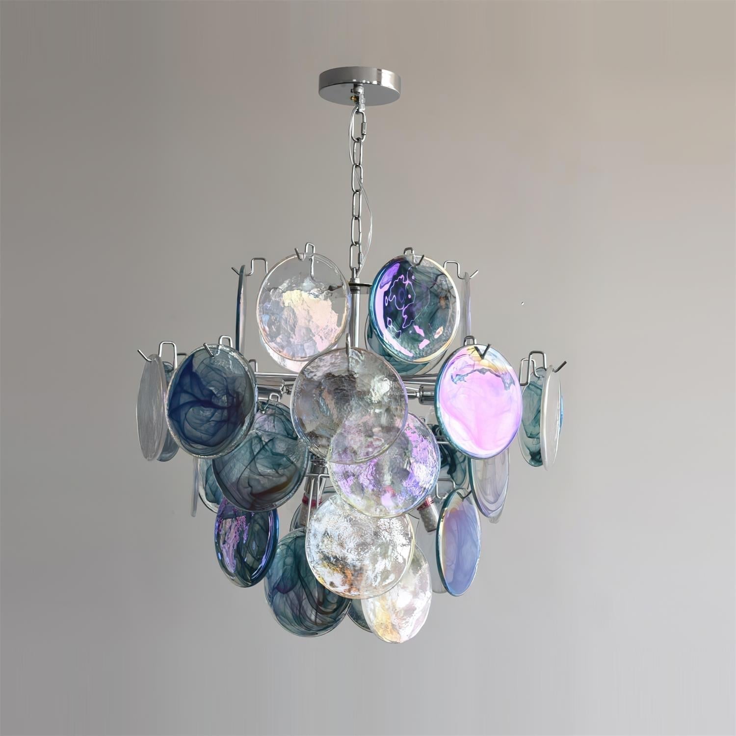 Venfield Lustre Cascade de Disques en Verre Iridescent
