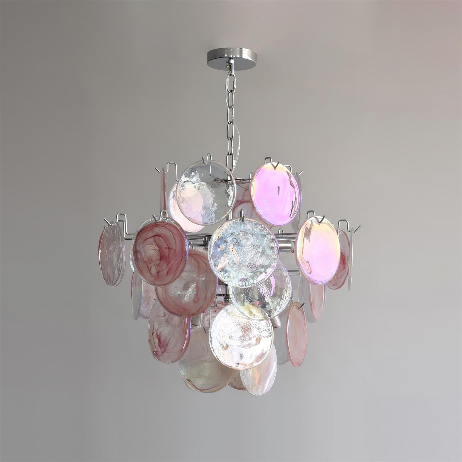 Venfield Lustre Cascade de Disques en Verre Iridescent