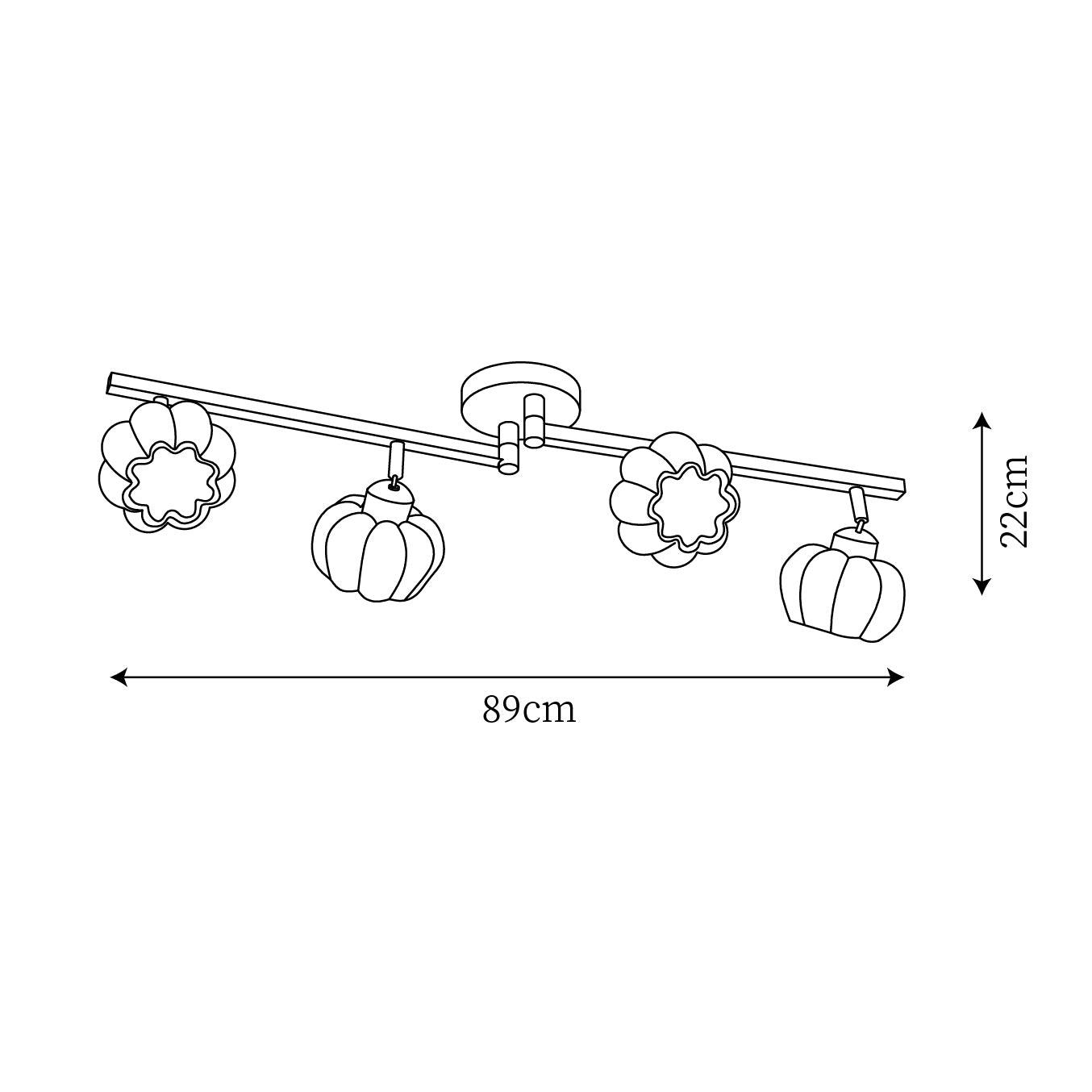 Pumpkin Lustre Plafonnier Multi-Têtes