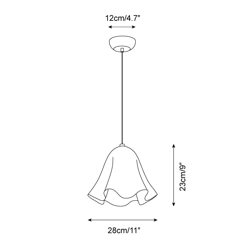 Liora Suspension Cloche en Verre