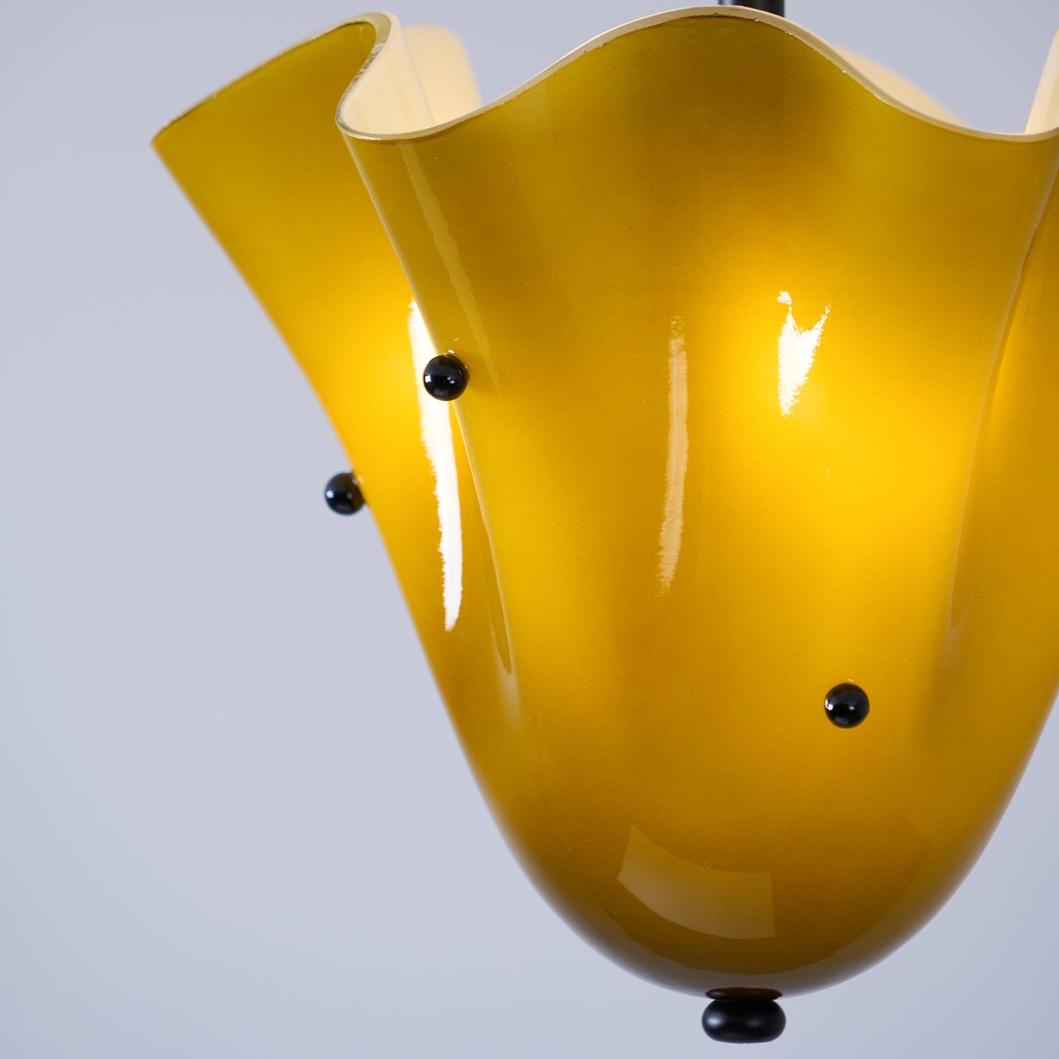 Eldis Lampe Plafond Semi-Encastrée en Verre Murano
