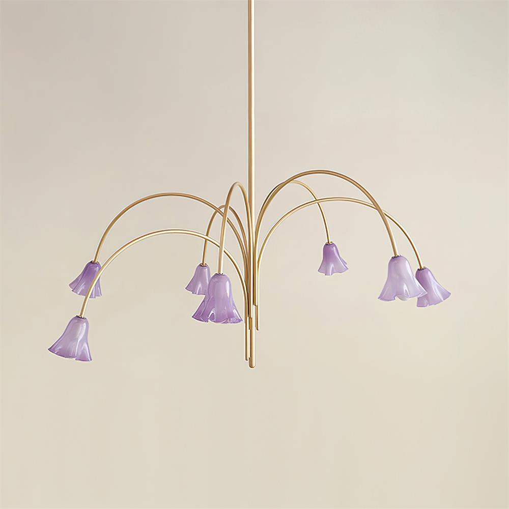 Mira Lustre en Verre en Forme de Fleur