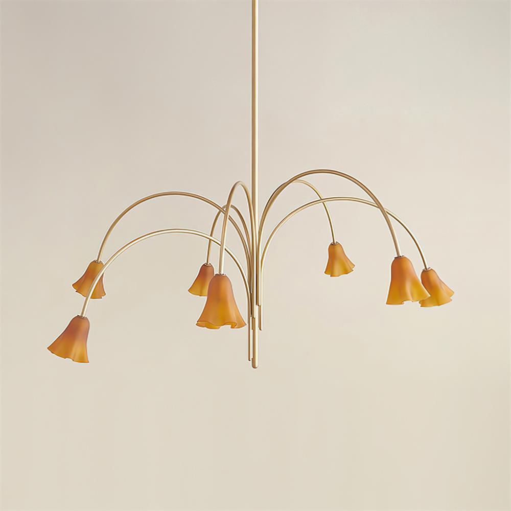 Mira Lustre en Verre en Forme de Fleur
