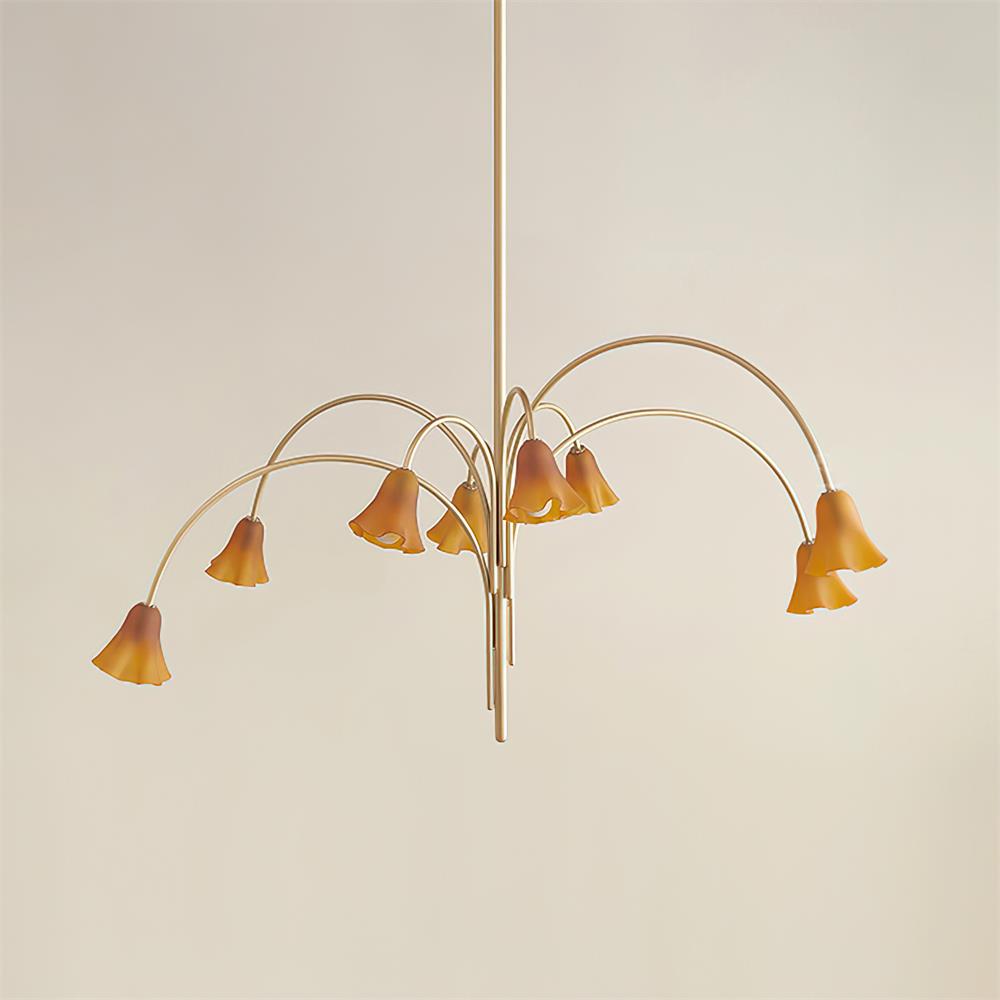 Mira Lustre en Verre en Forme de Fleur