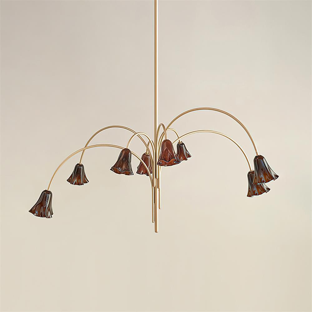 Mira Lustre en Verre en Forme de Fleur