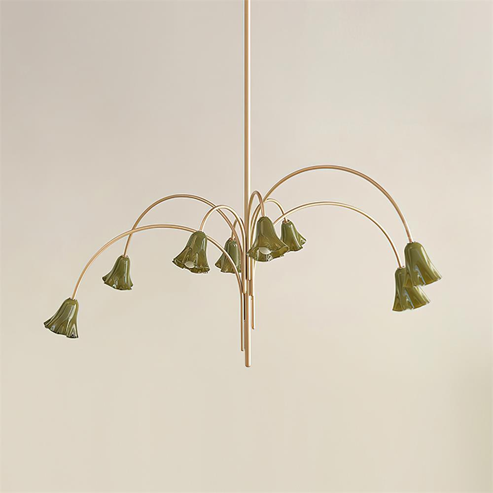 Mira Lustre en Verre en Forme de Fleur