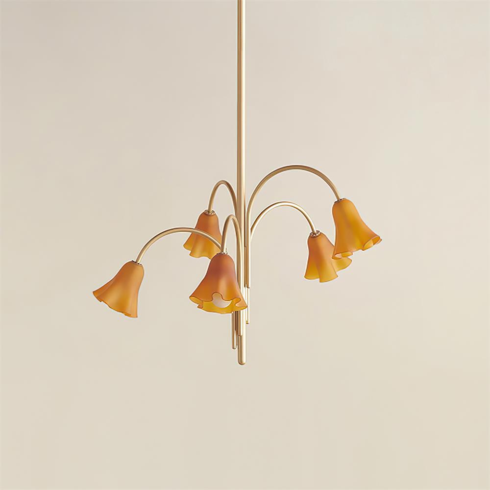 Mira Lustre en Verre en Forme de Fleur