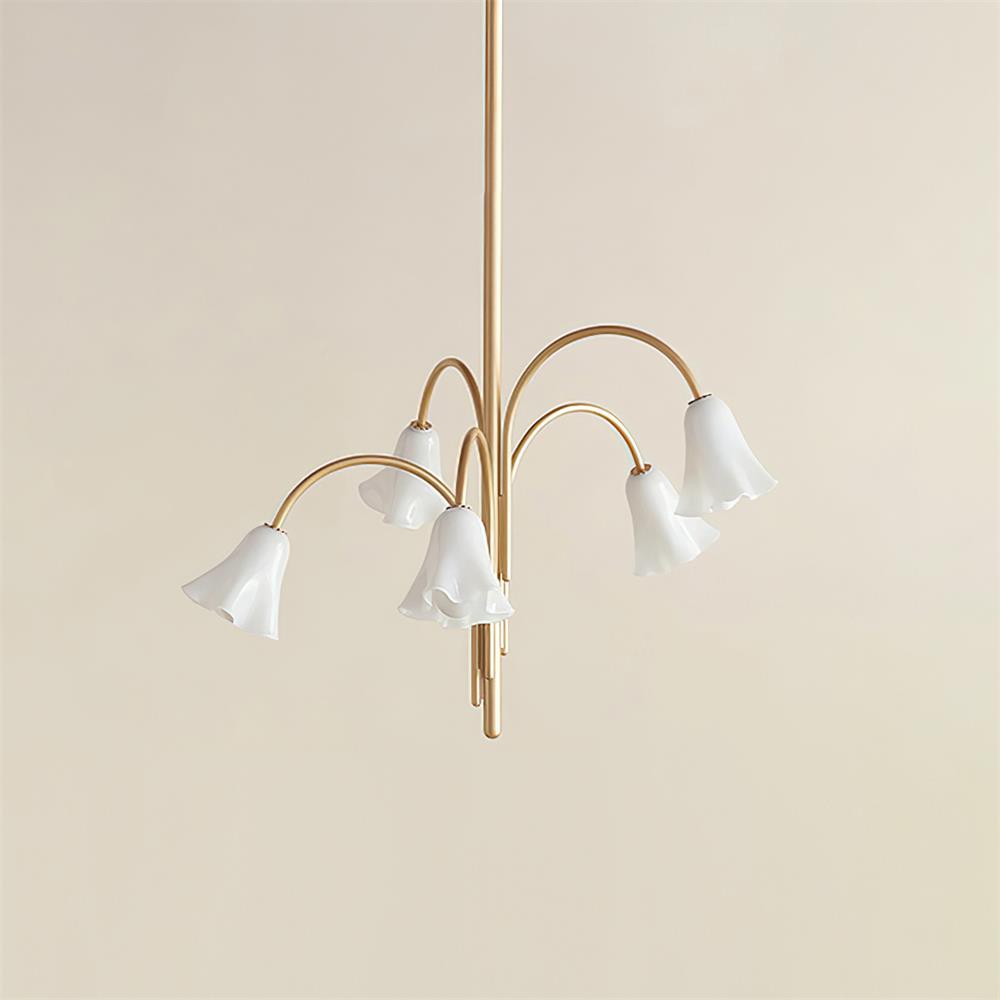 Mira Lustre en Verre en Forme de Fleur