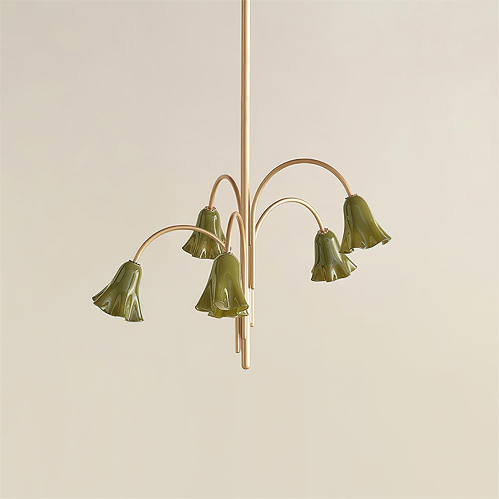 Mira Lustre en Verre en Forme de Fleur