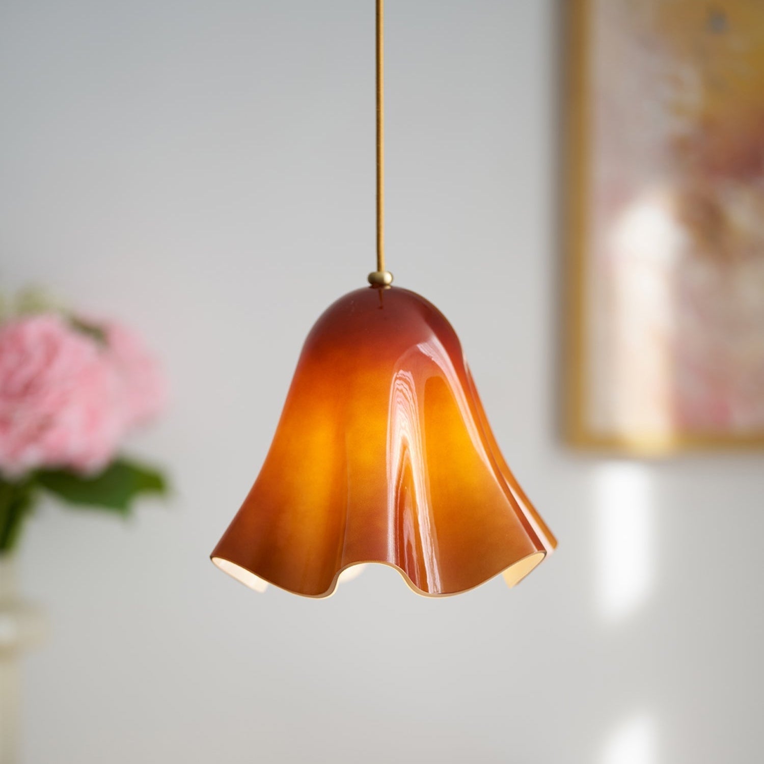 Liora Suspension Cloche en Verre