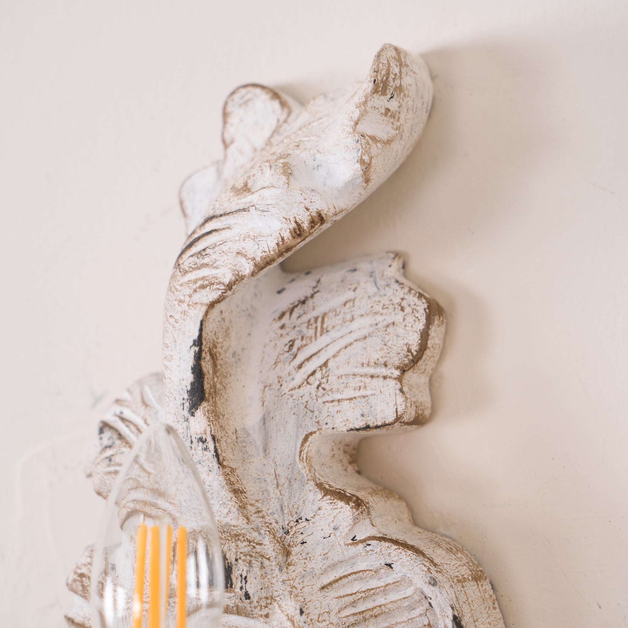 Olsilel Applique Murale Résine Métal Élégance Vintage