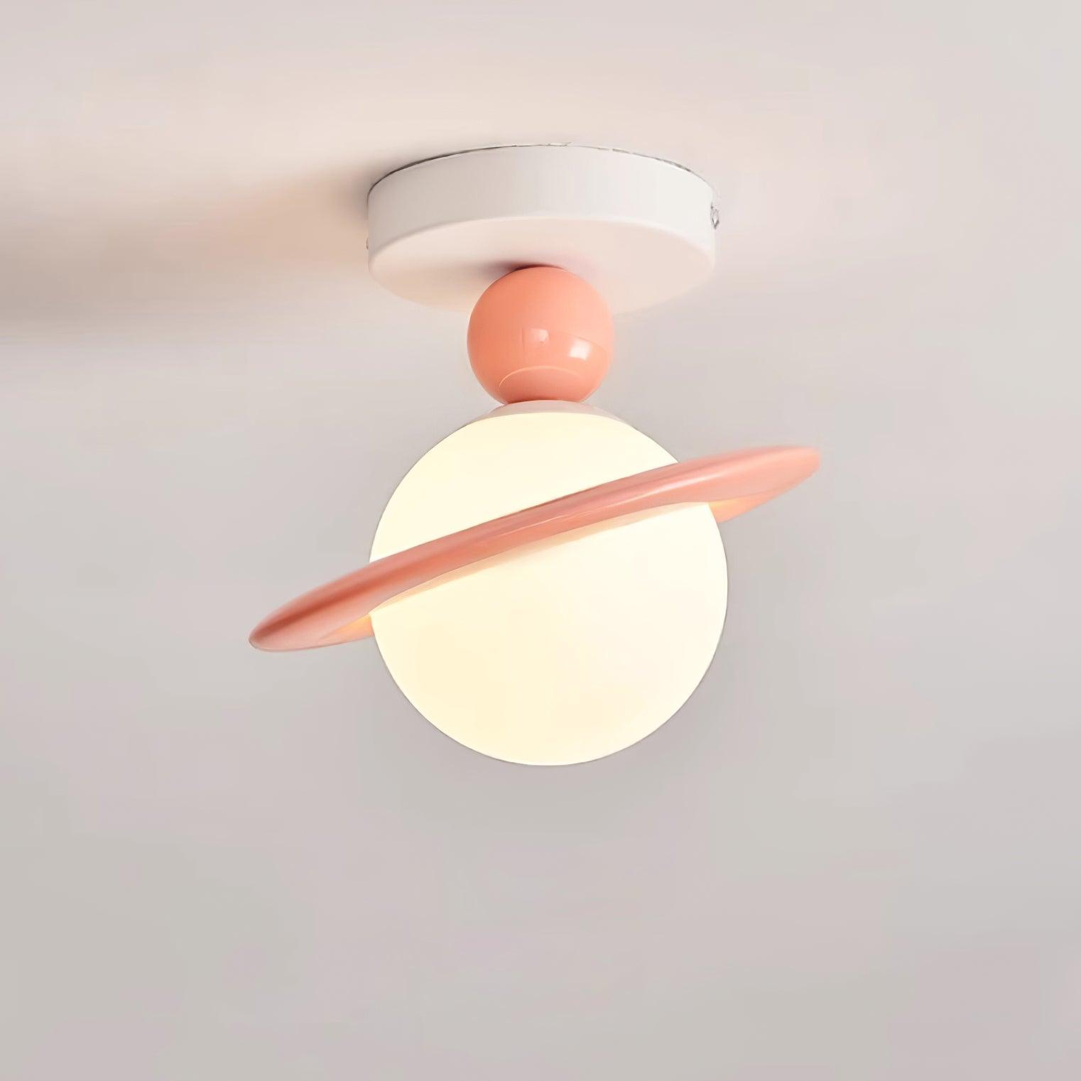 Pivoro Lustra Plafonnier Rouge Blanc