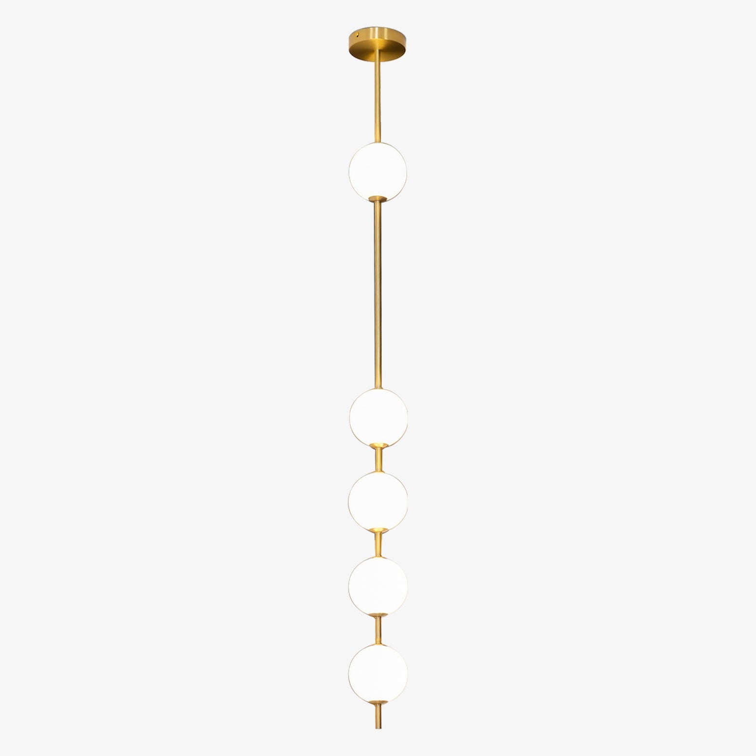 Halo Lampe suspendue moderne en laiton