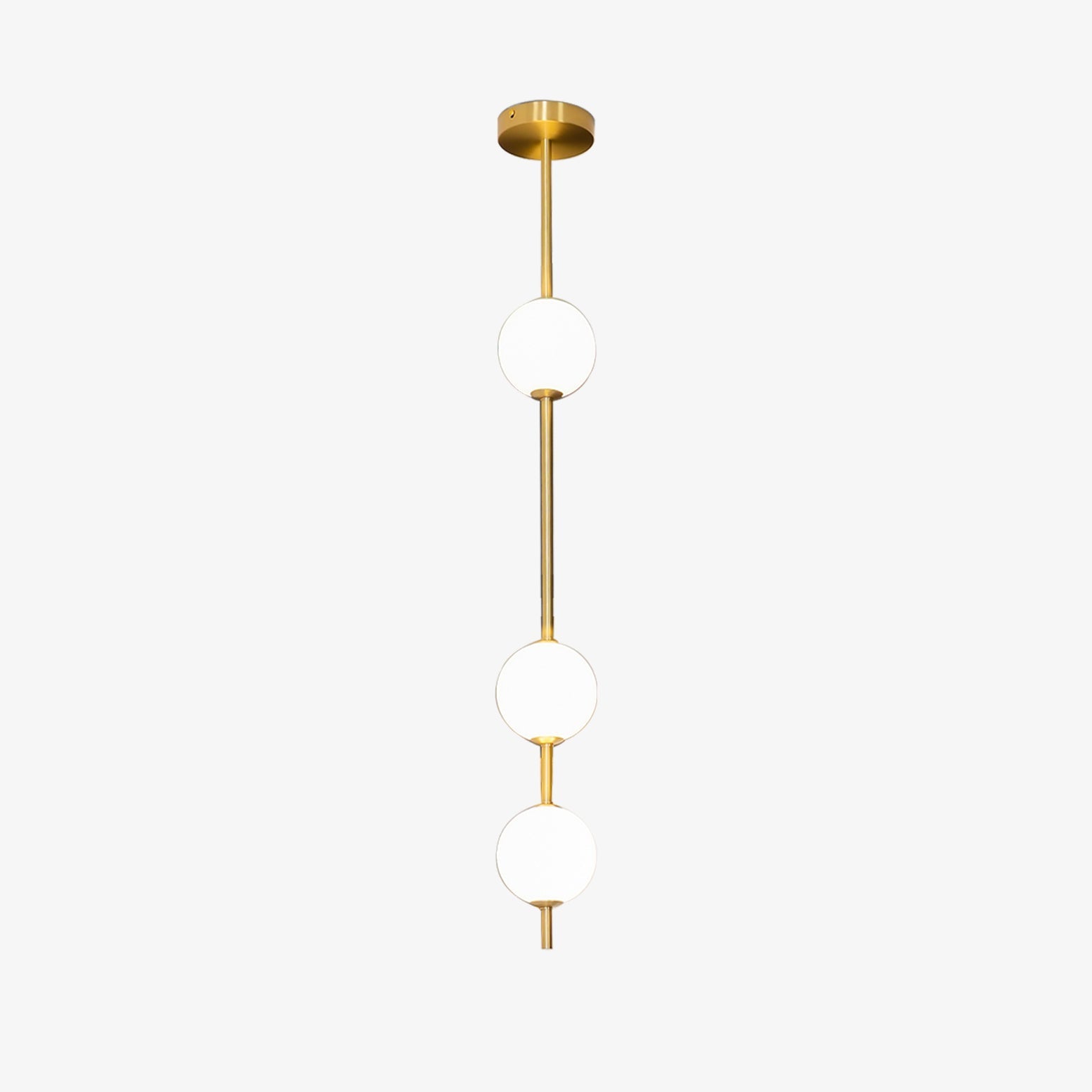 Halo Lampe suspendue moderne en laiton