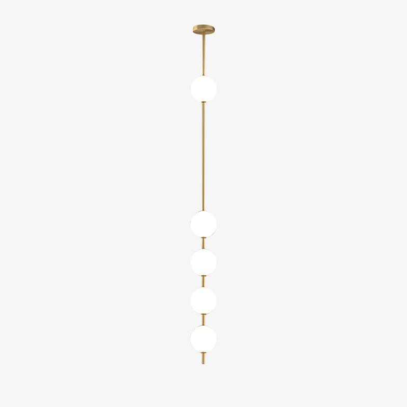 Halo Lampe suspendue moderne en laiton