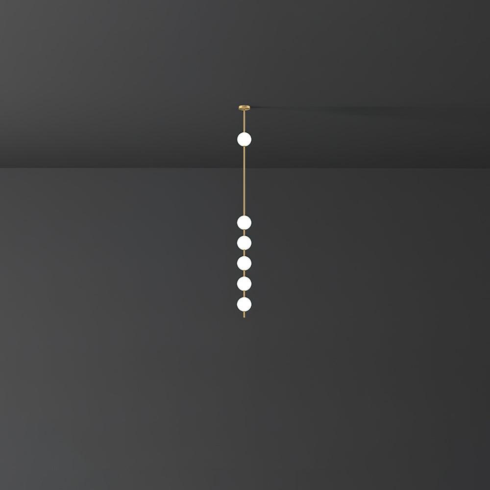 Halo Lampe suspendue moderne en laiton