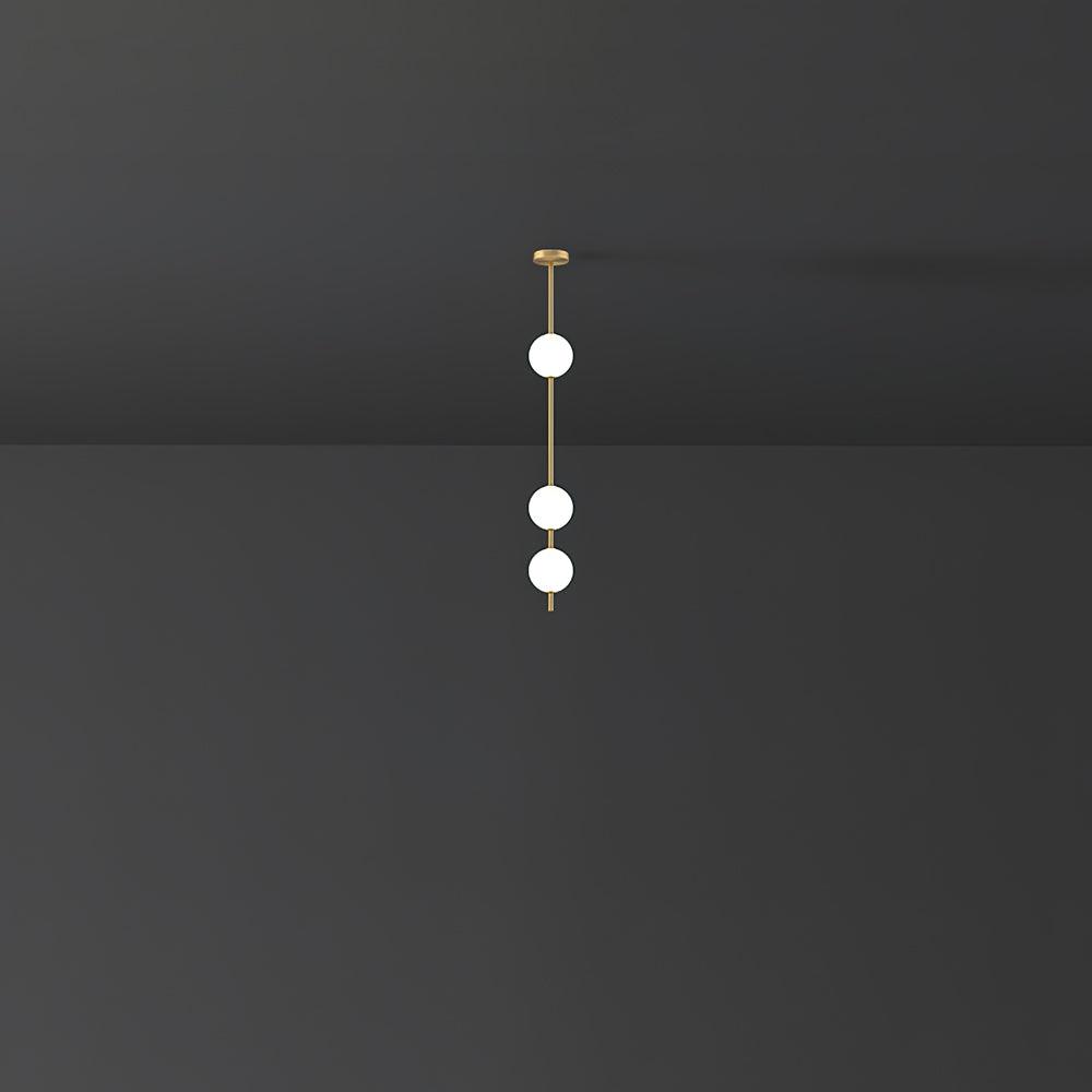 Halo Lampe suspendue moderne en laiton