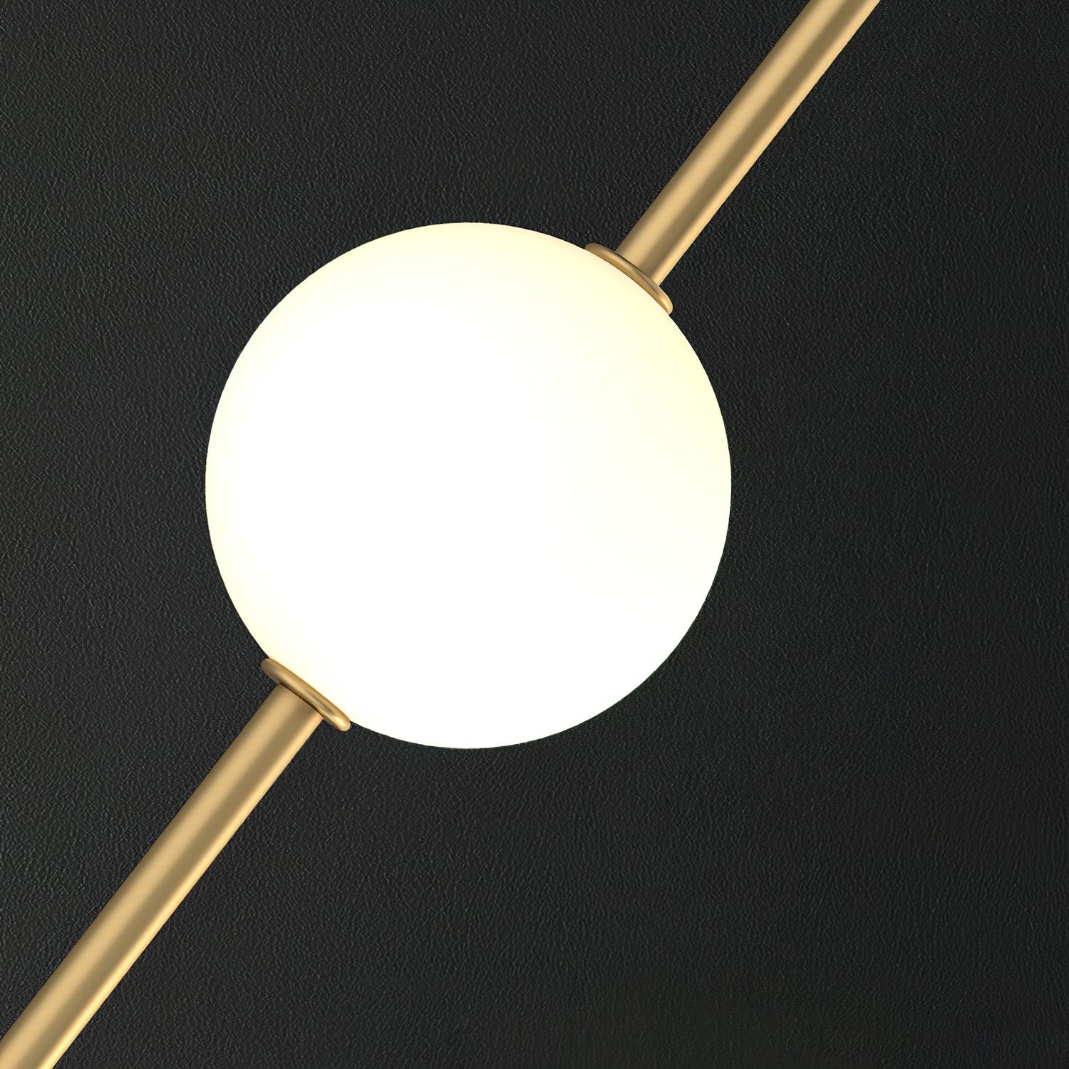 Halo Lampe suspendue moderne en laiton